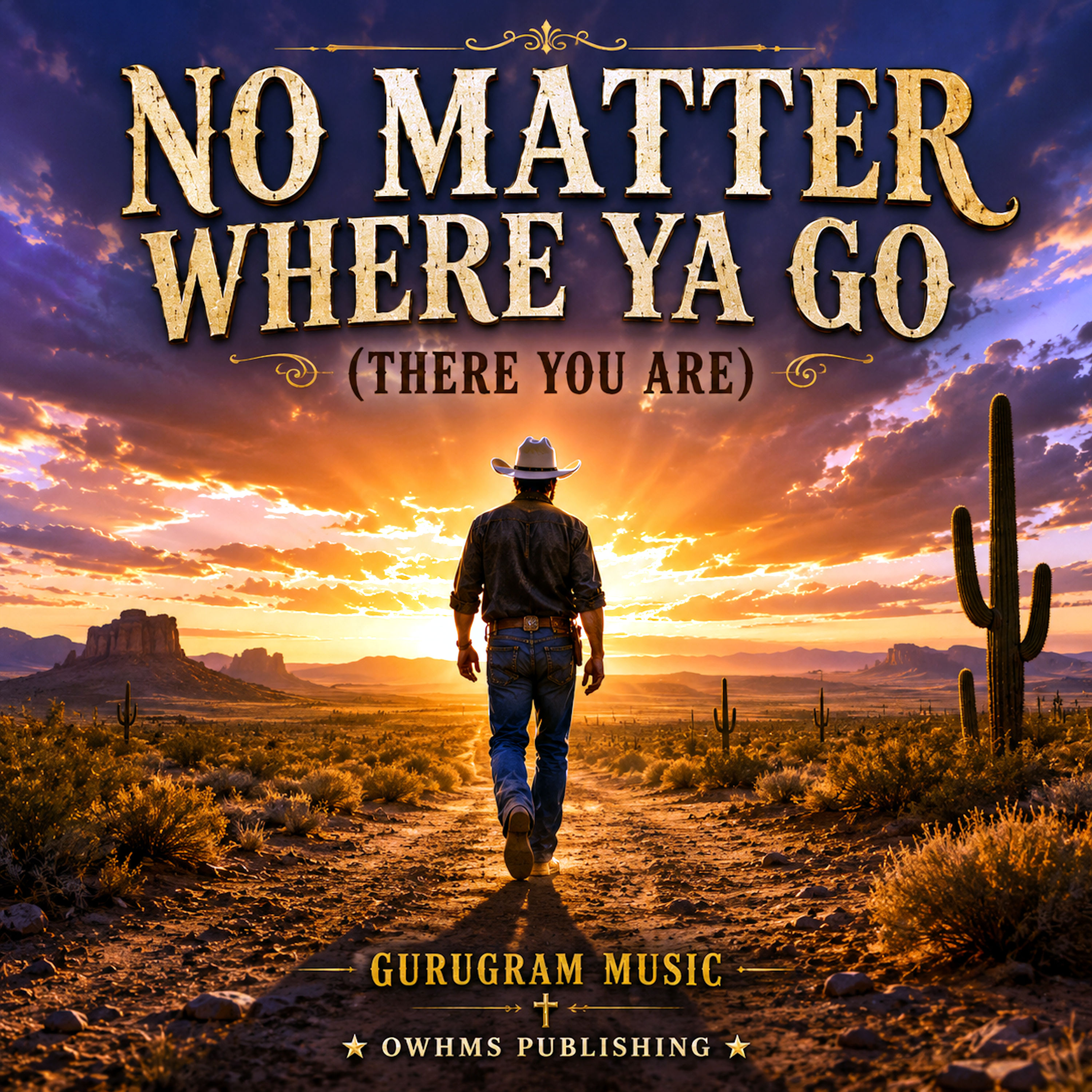 NO MATTER WHERE YA GO (THERE YOU ARE) by GURUGRAM cover art