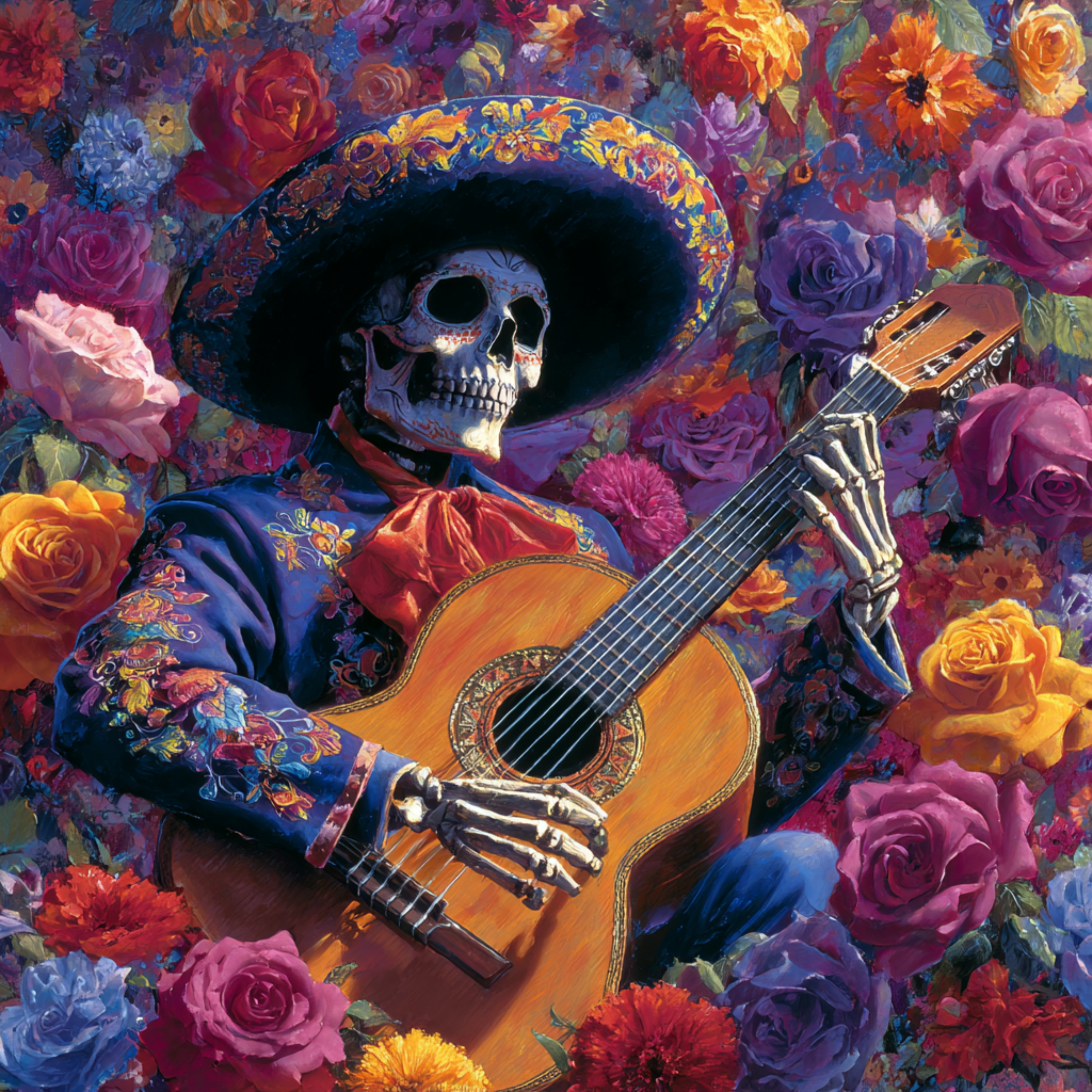 Dia de los muertos artwork