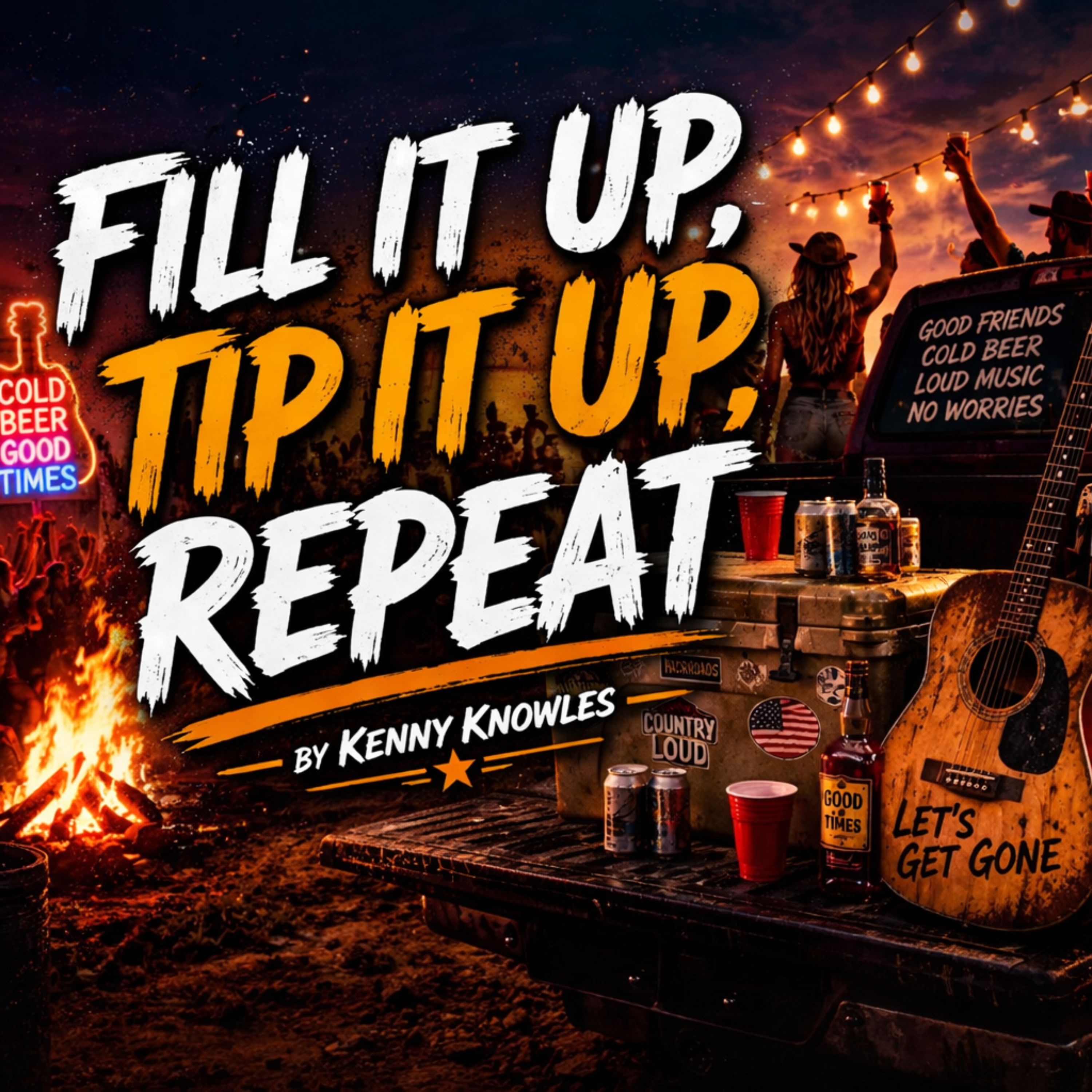 Fill It Up, Tip It Up, Repeat by Kenny Knowles cover art