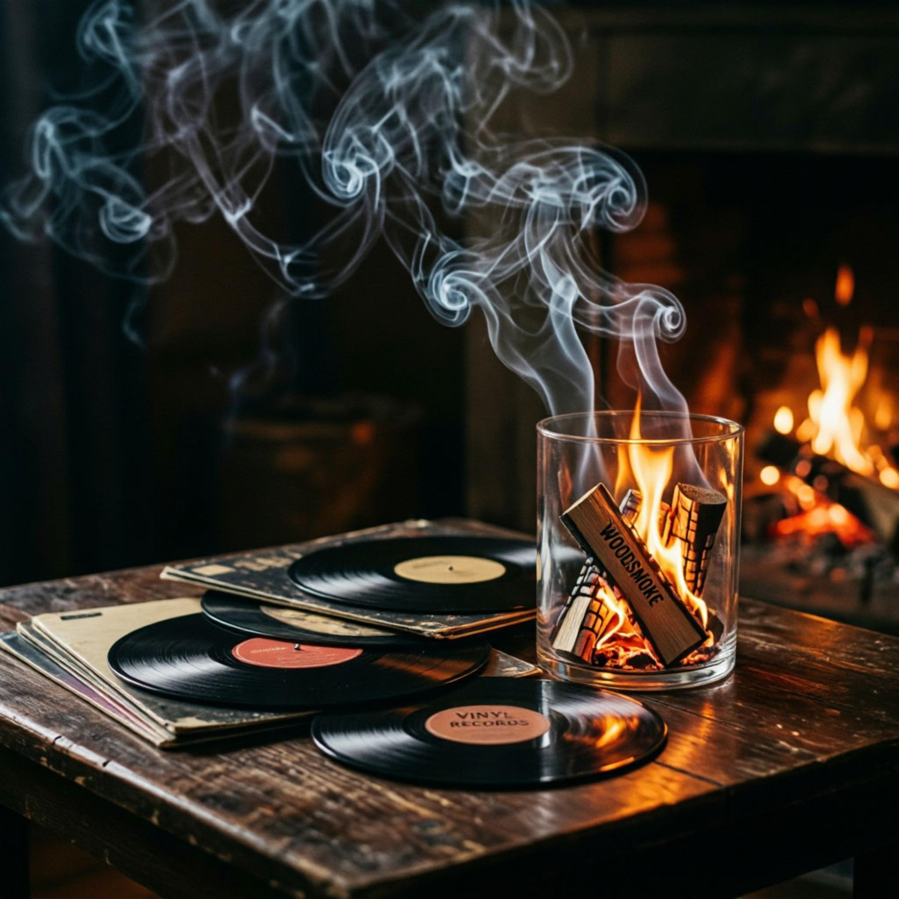 Vinyl Records & Woodsmoke | Late Night Jazz by Vibe Explorer cover art