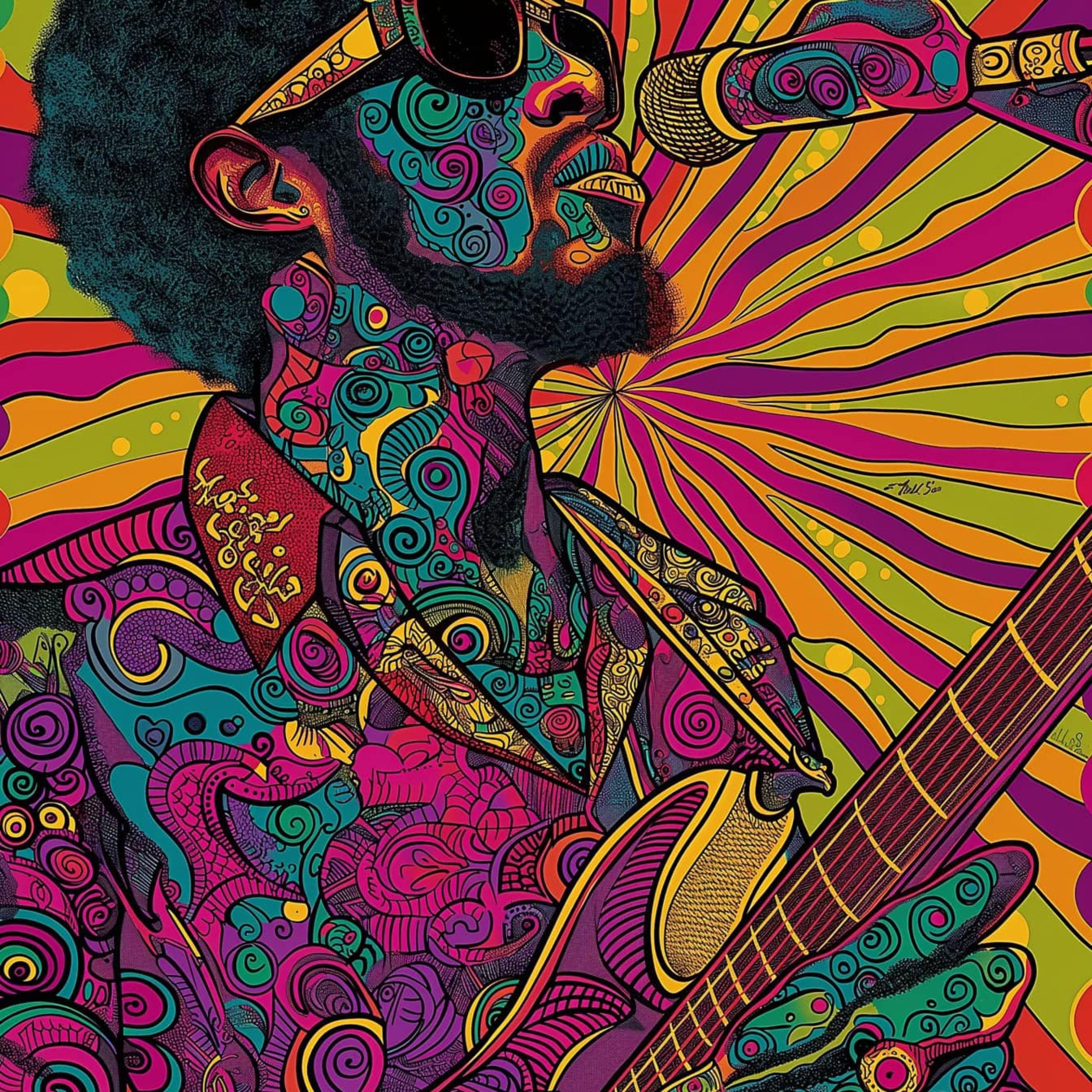 Afro latina Freestyle artwork
