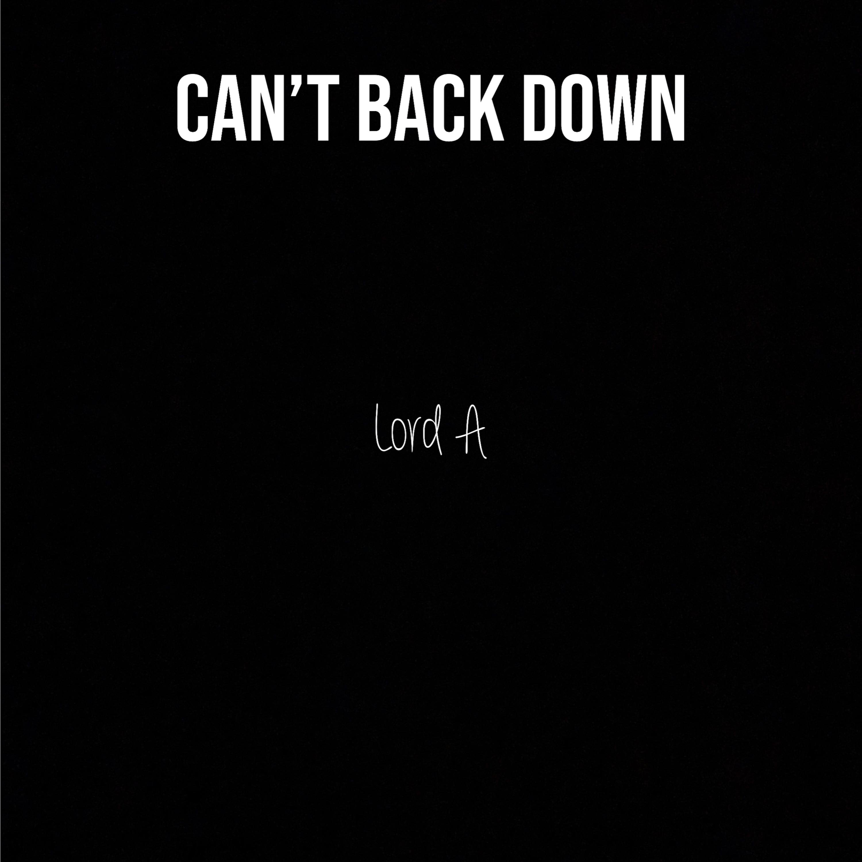 Can't Back Down artwork
