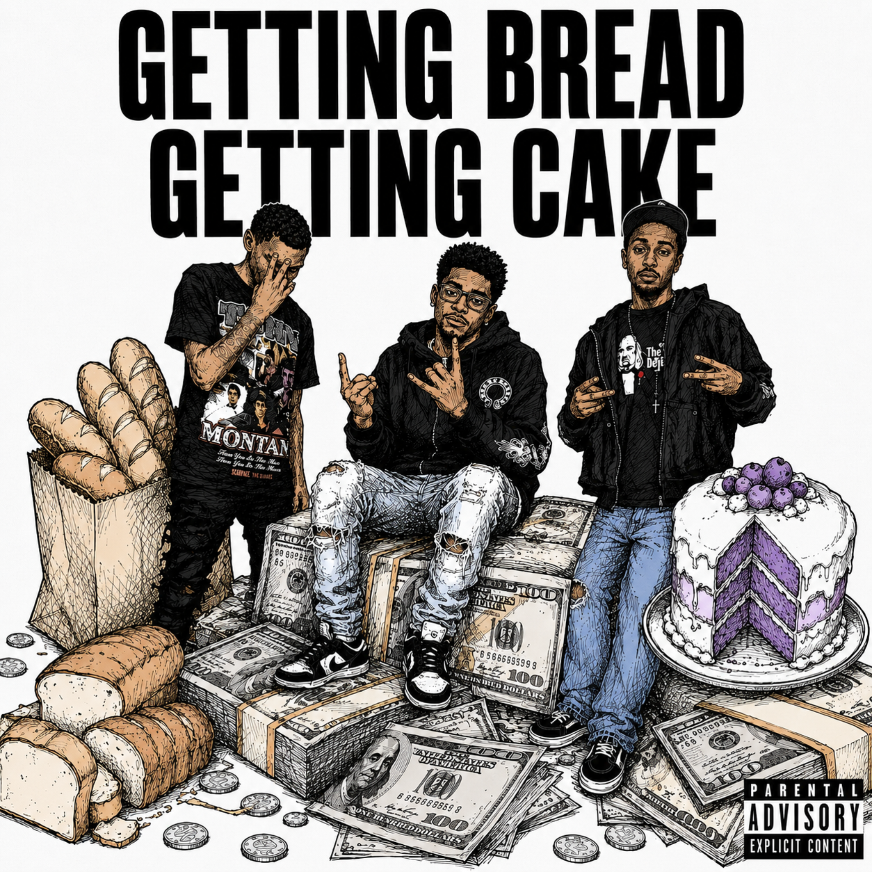 Getting Bread Getting Cake by Tezdamenace cover art