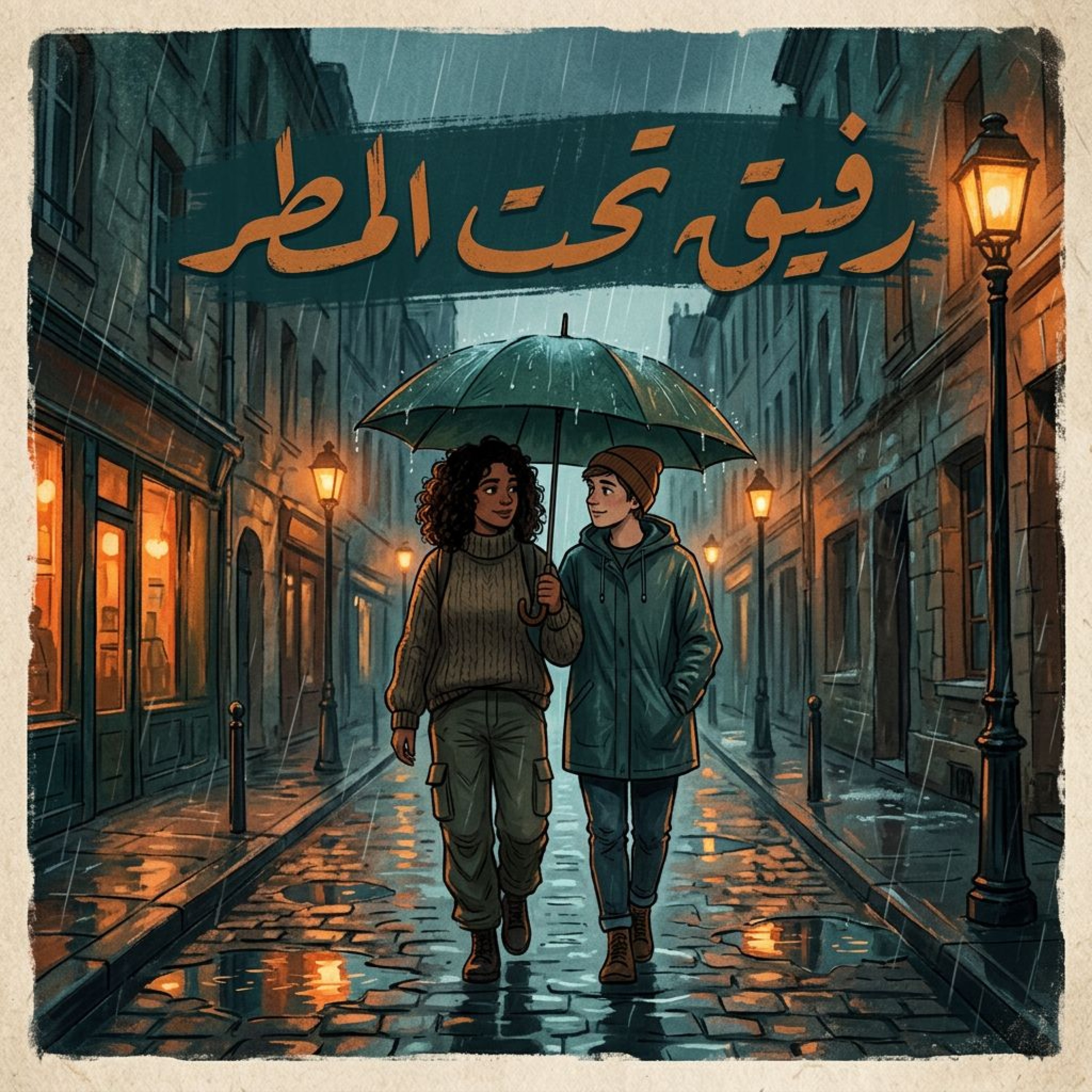 رفيق تحت المطر by Lunbi cover art