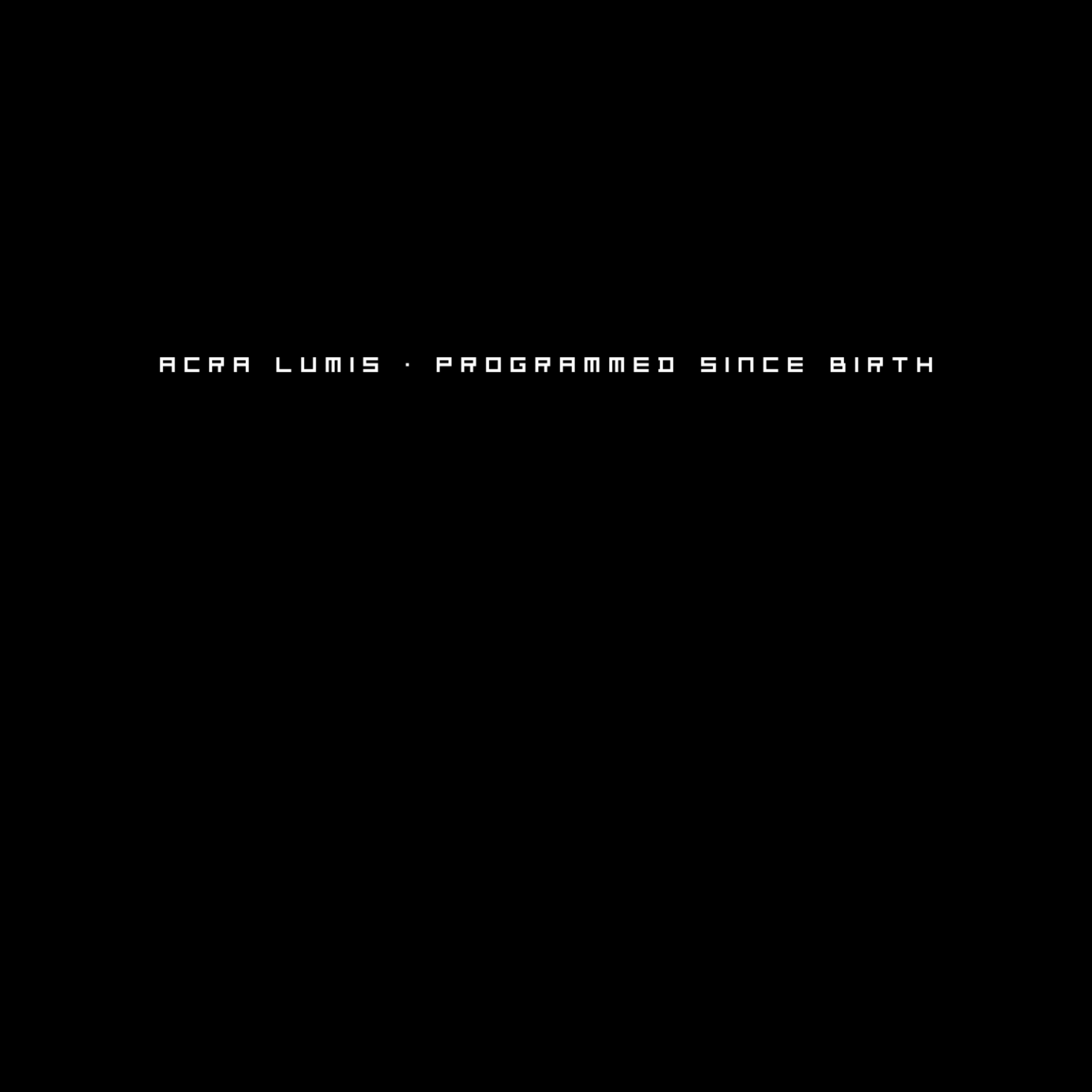 PROGRAMMED SINCE BIRTH artwork