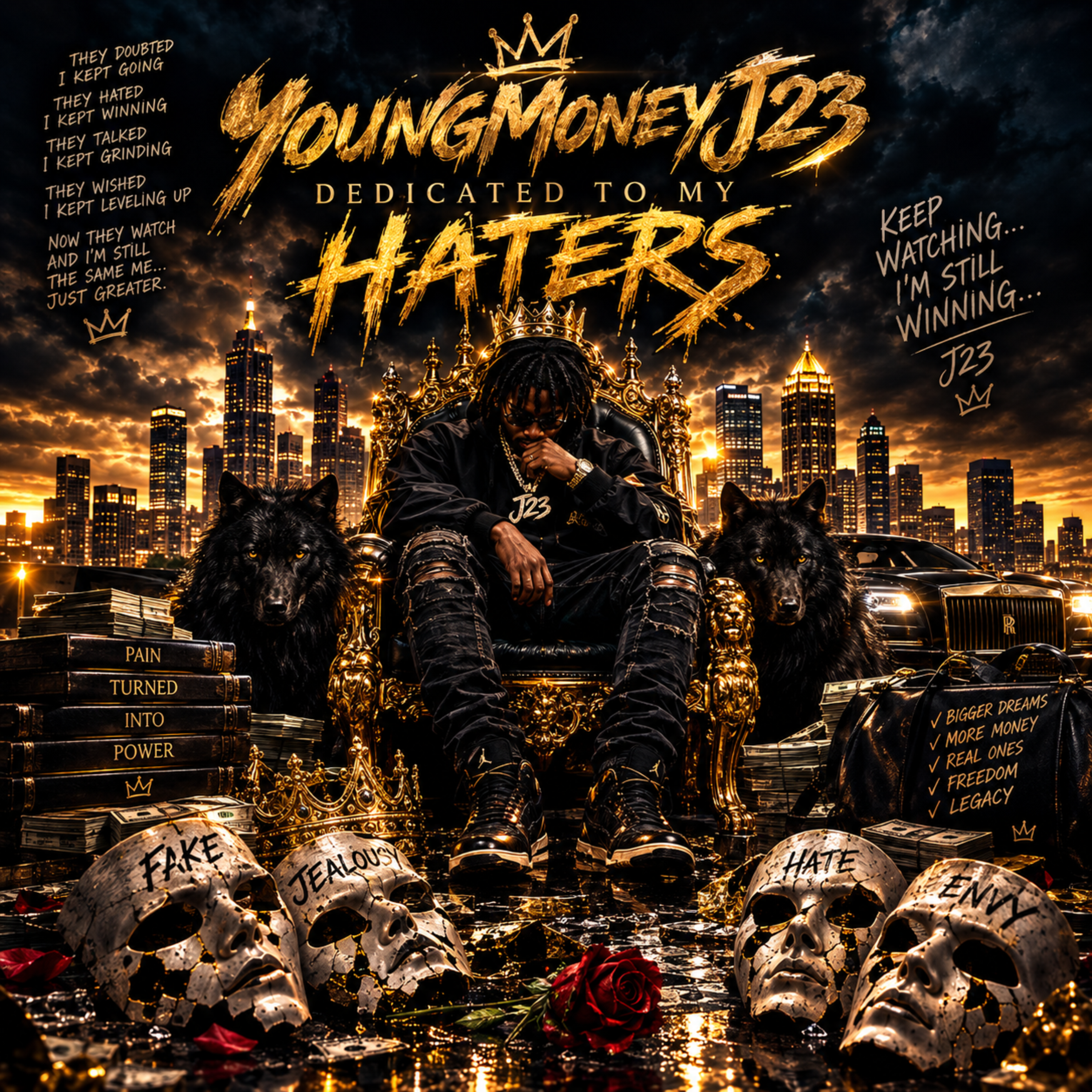Dedicated To My Haters by YoungMoneyJ23 cover art