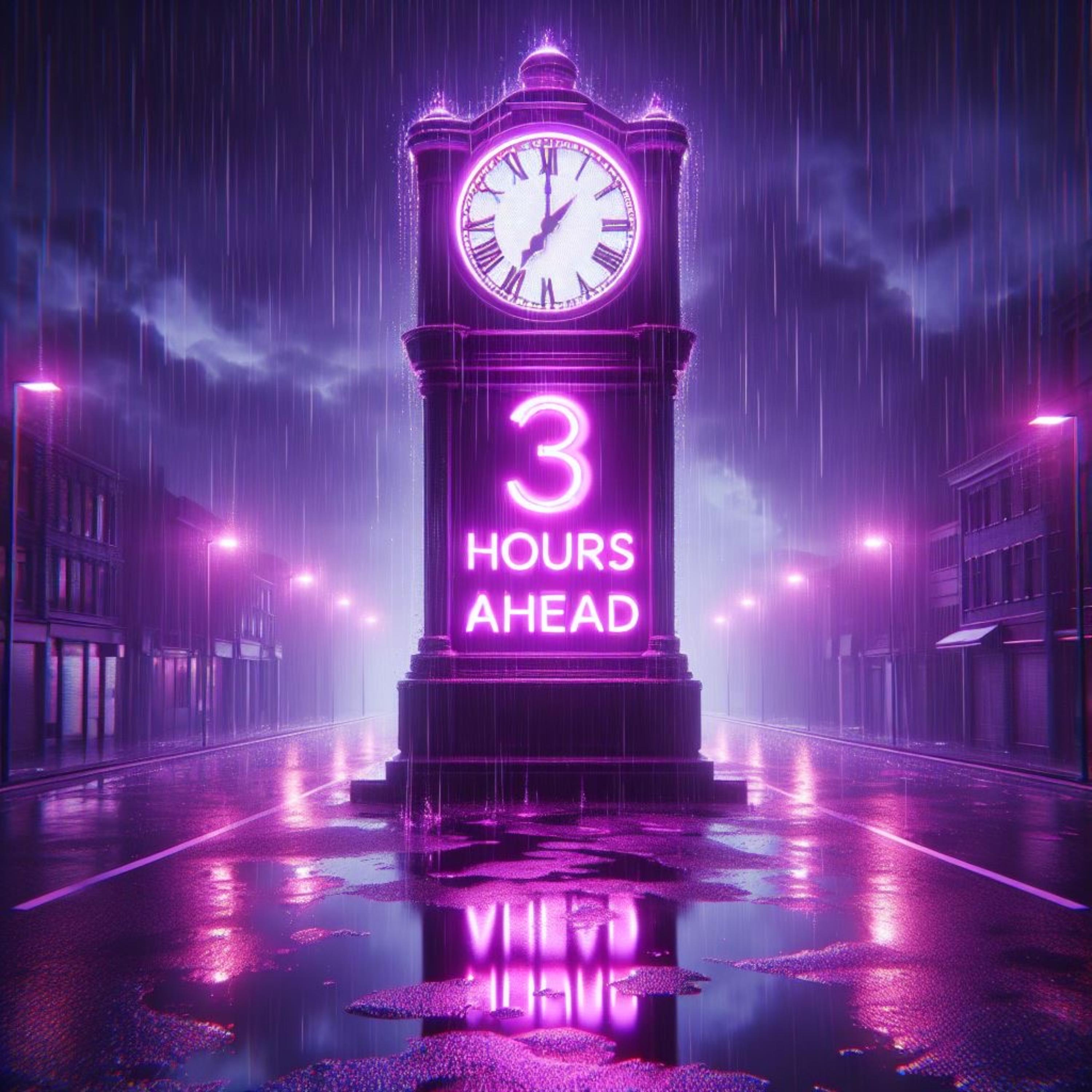 3 HOURS AHEAD artwork