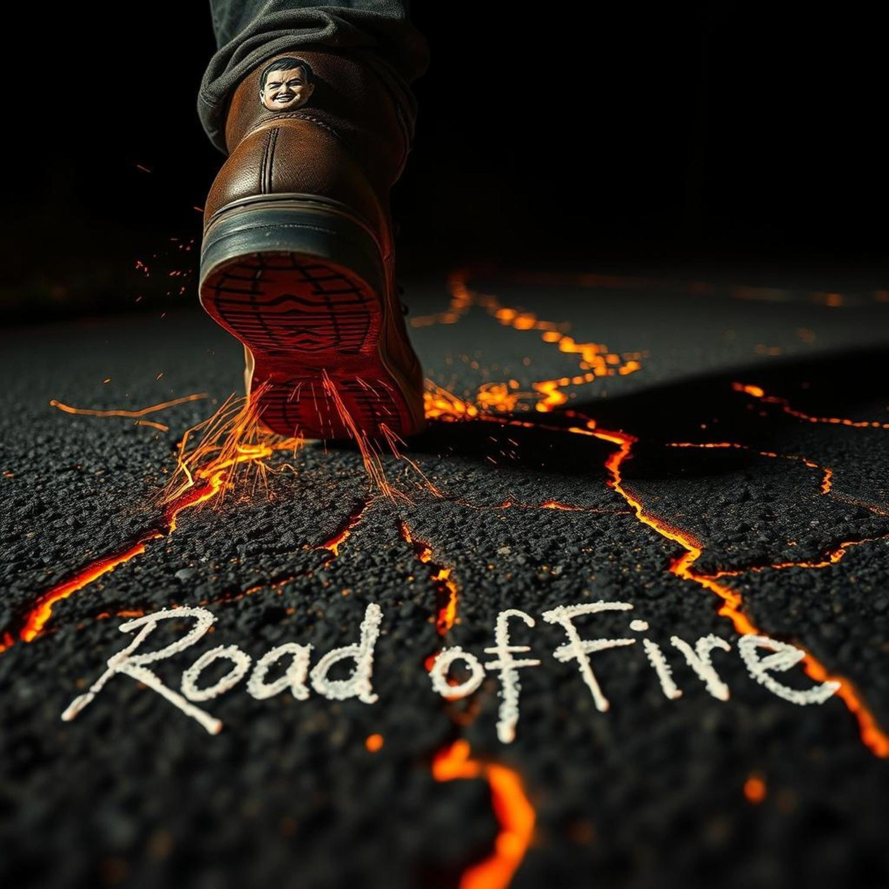 Road of Fire. artwork
