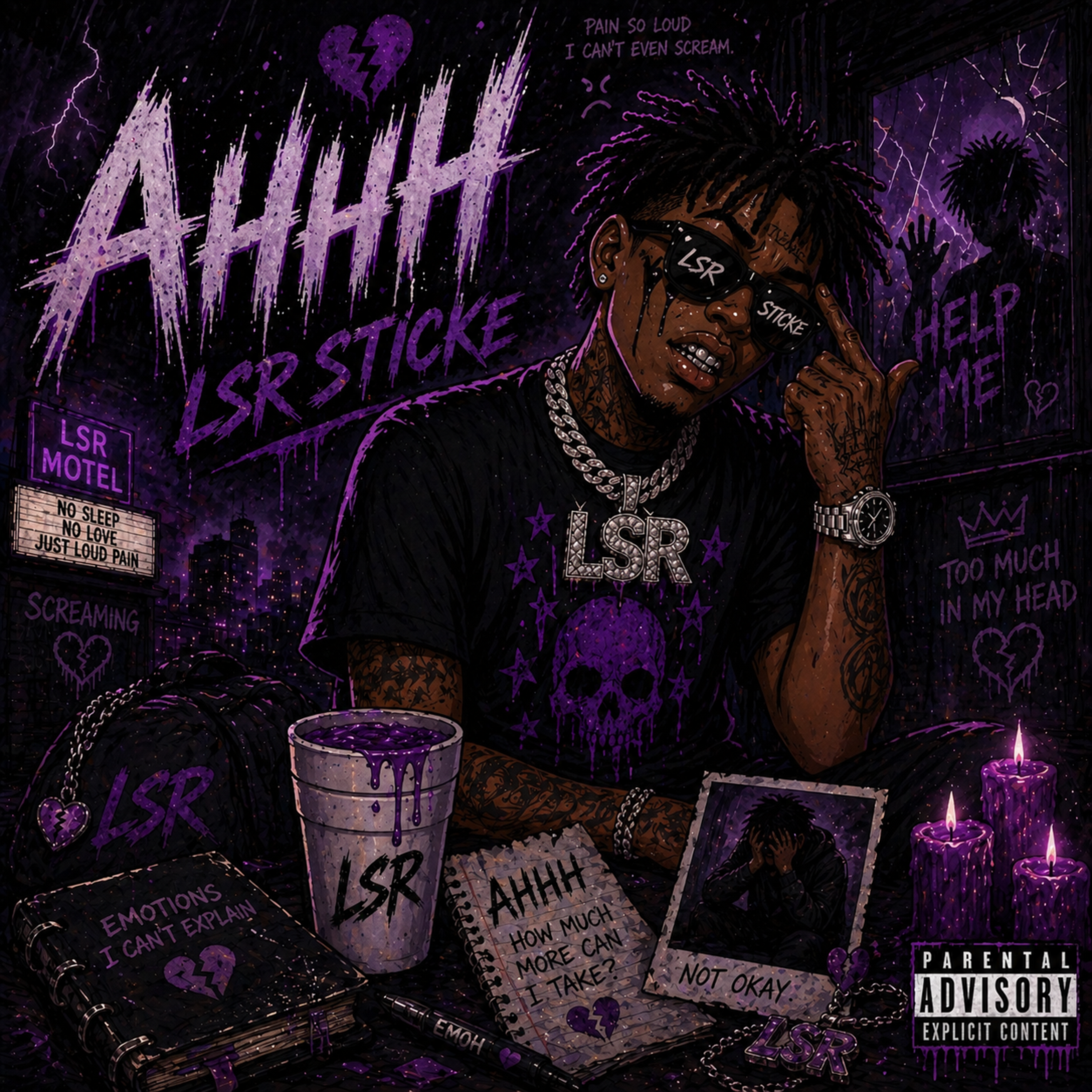 Ahhh Ouuu by Lsr Sticke cover art