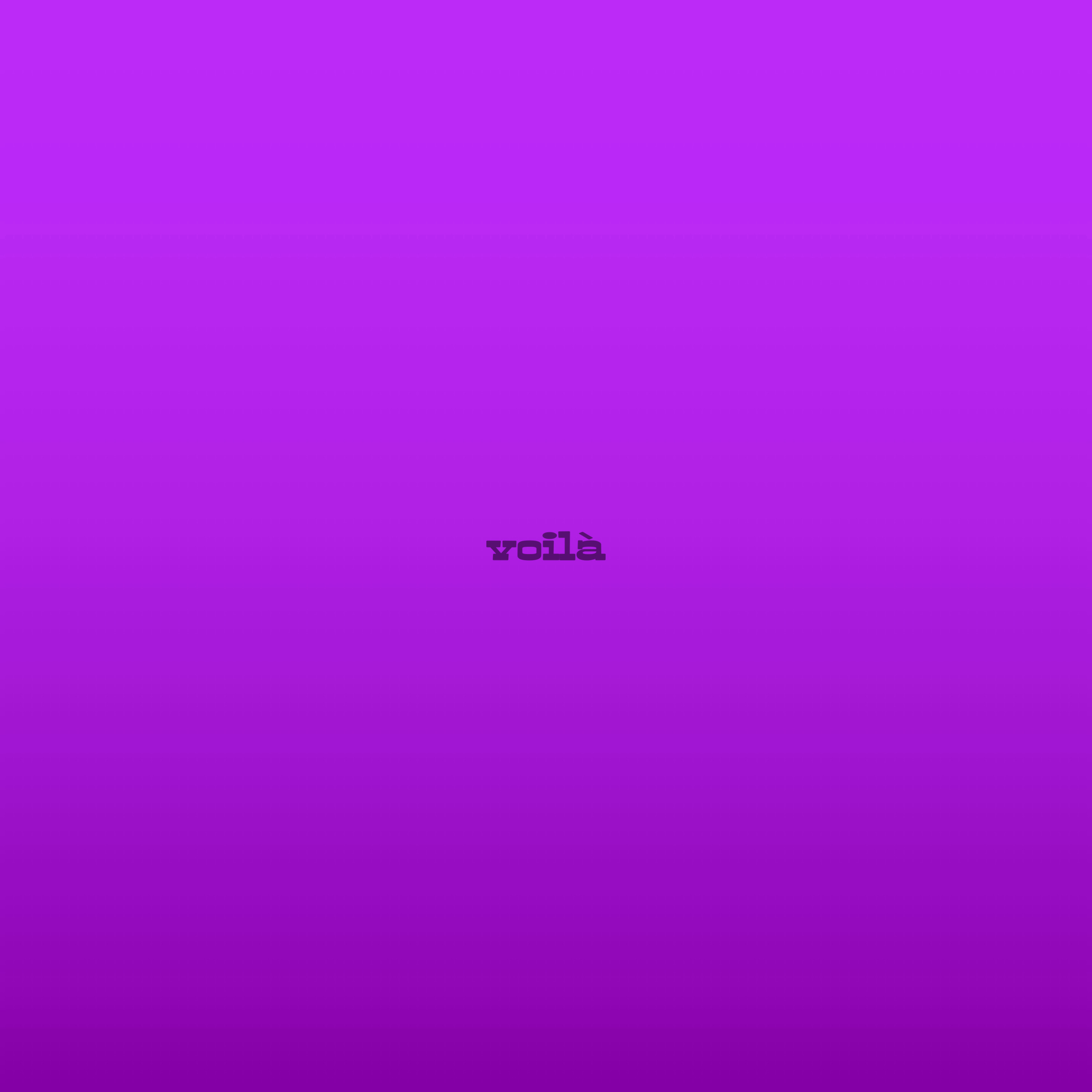 Voilà artwork