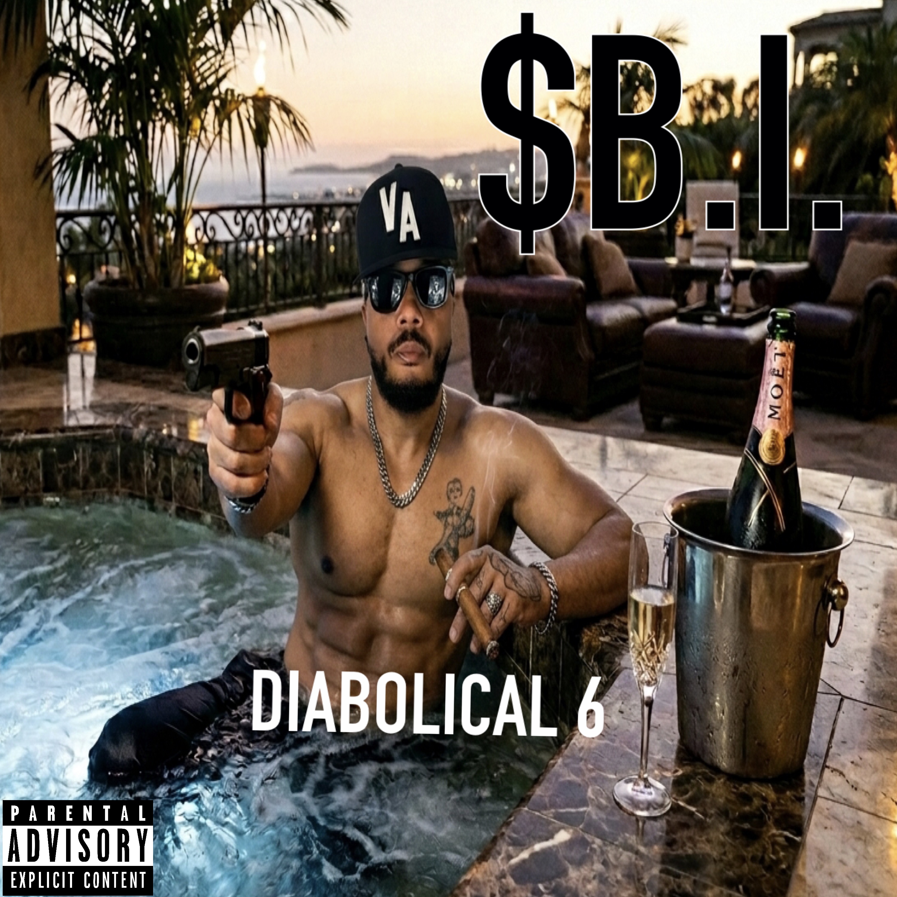 DIABOLICAL 6 by $B.I. cover art