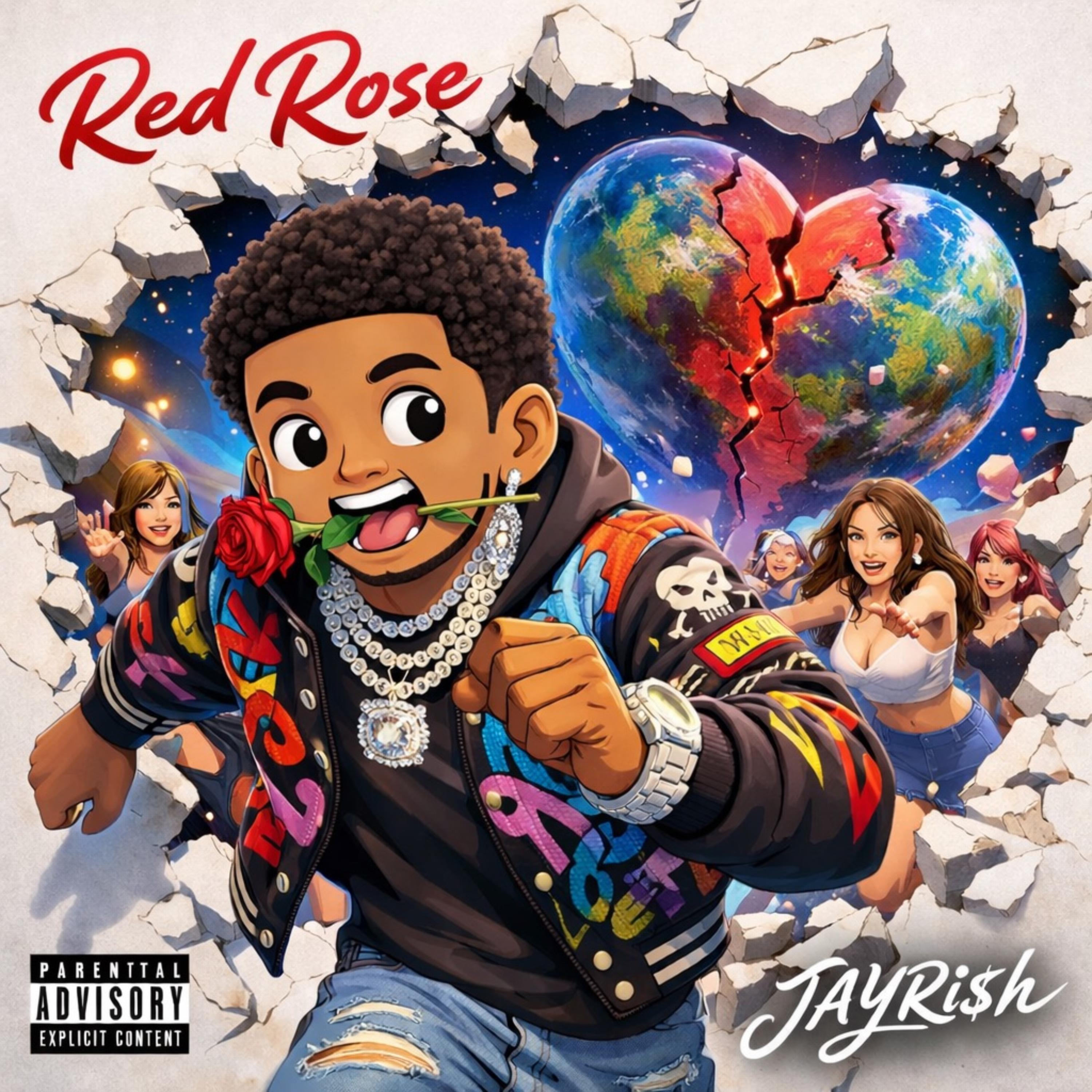 Red Rose by JAYRI$H cover art