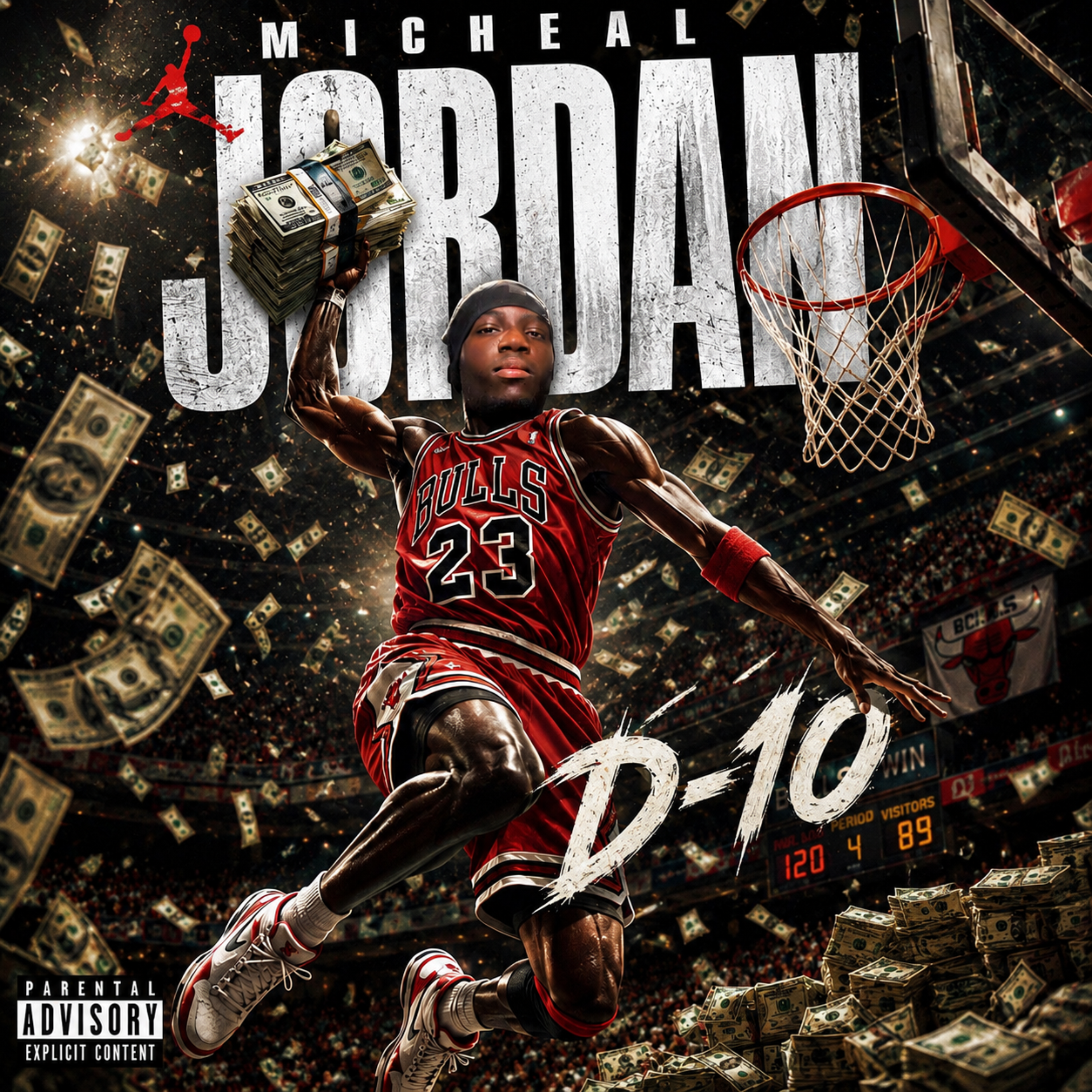 Micheal Jordan by D-10 cover art