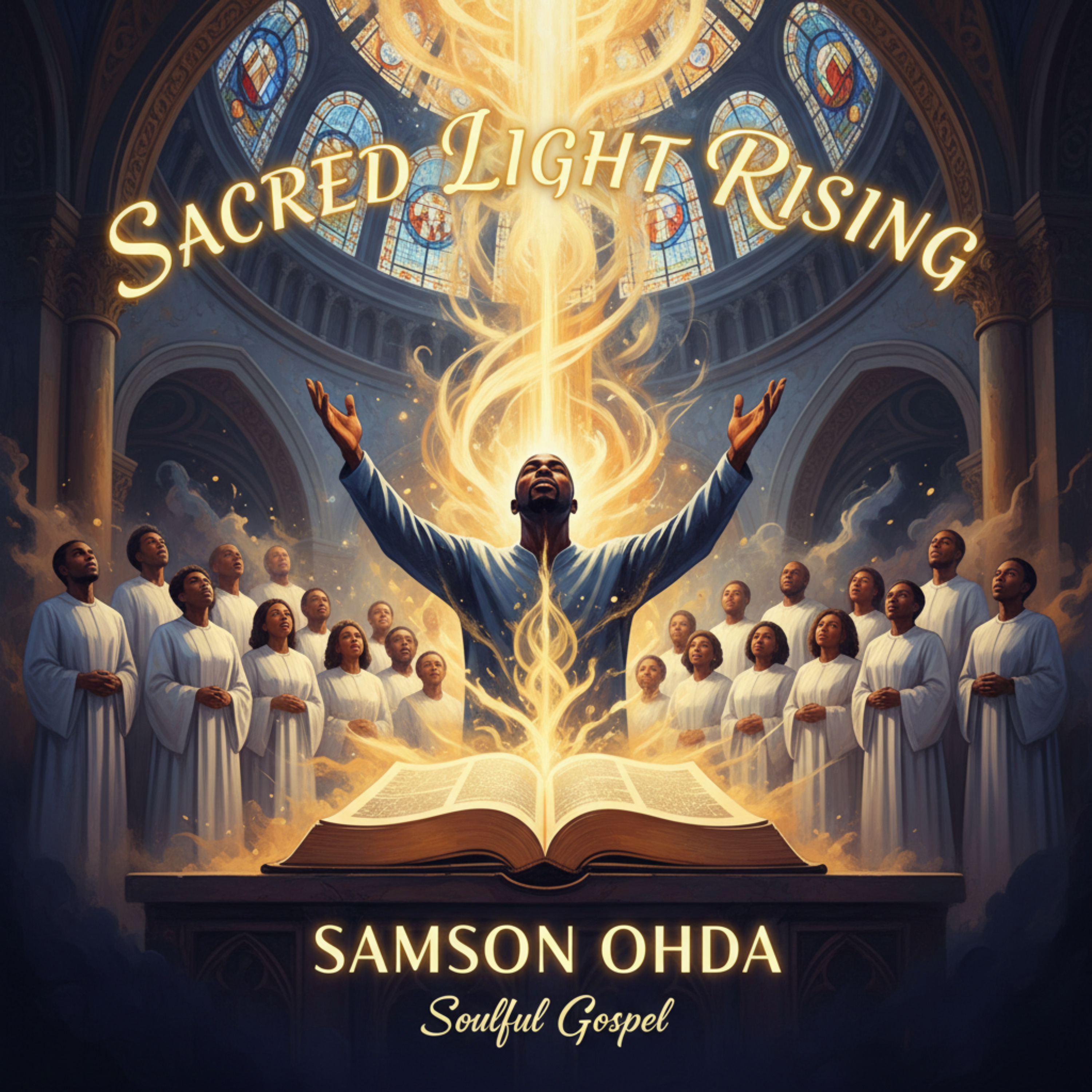 Sacred Light Rising by Samson Ohda  cover art