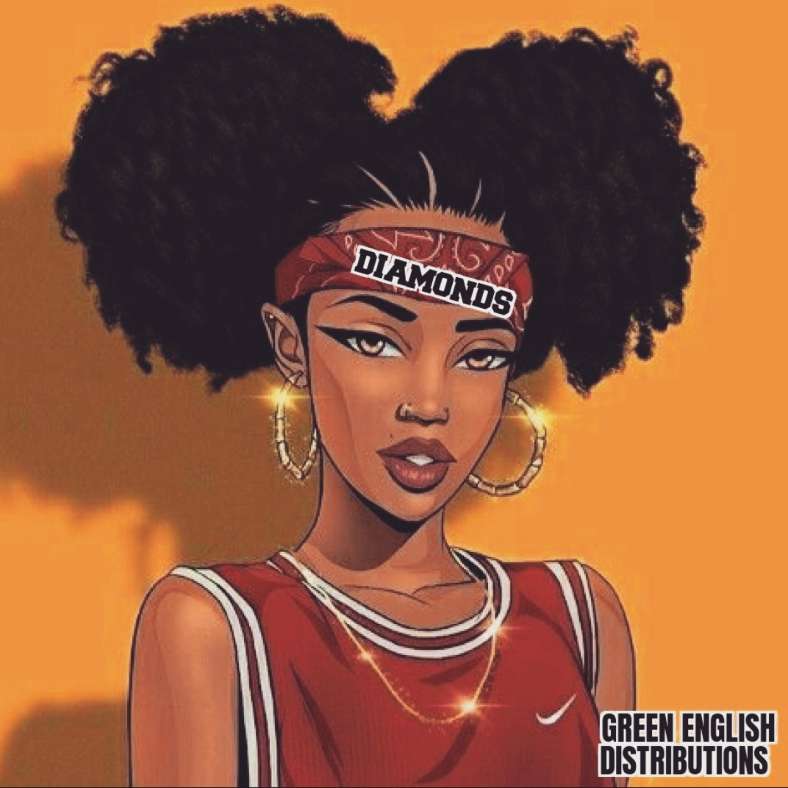 A GIRL'S BESTFRIEND DIAMONDS artwork