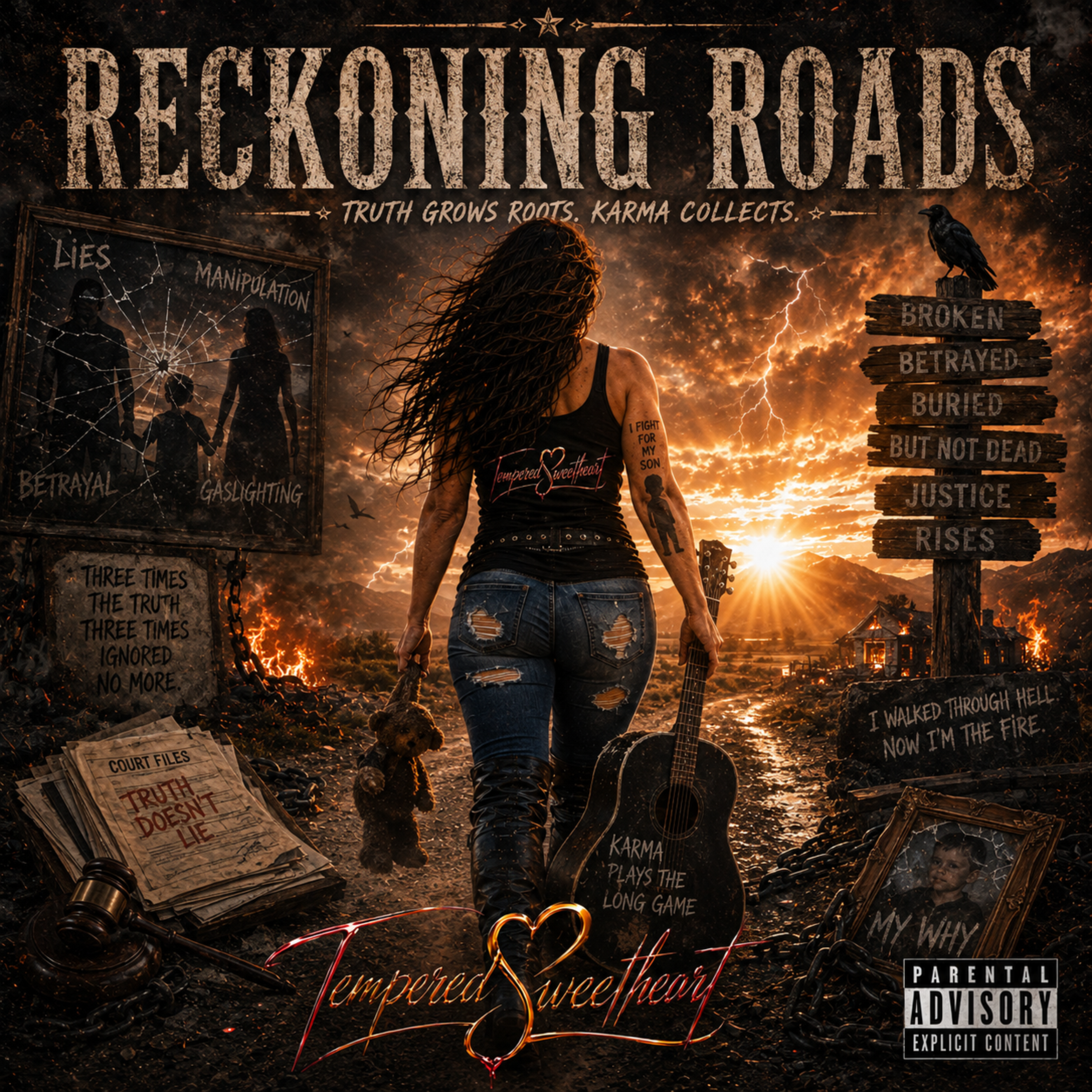 RECKONING ROADS by TemperedSweetheart cover art