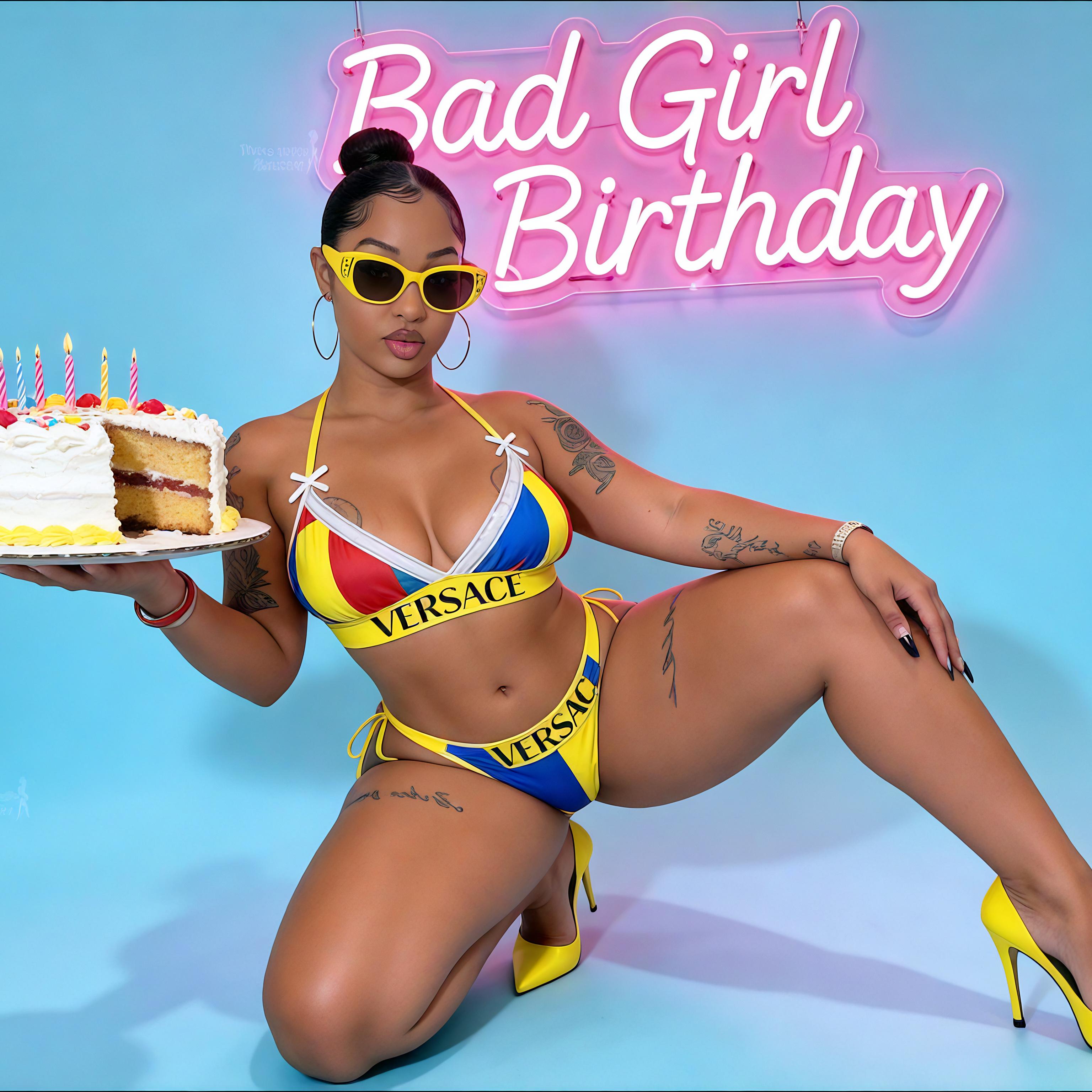 Bad Girl Birthday artwork