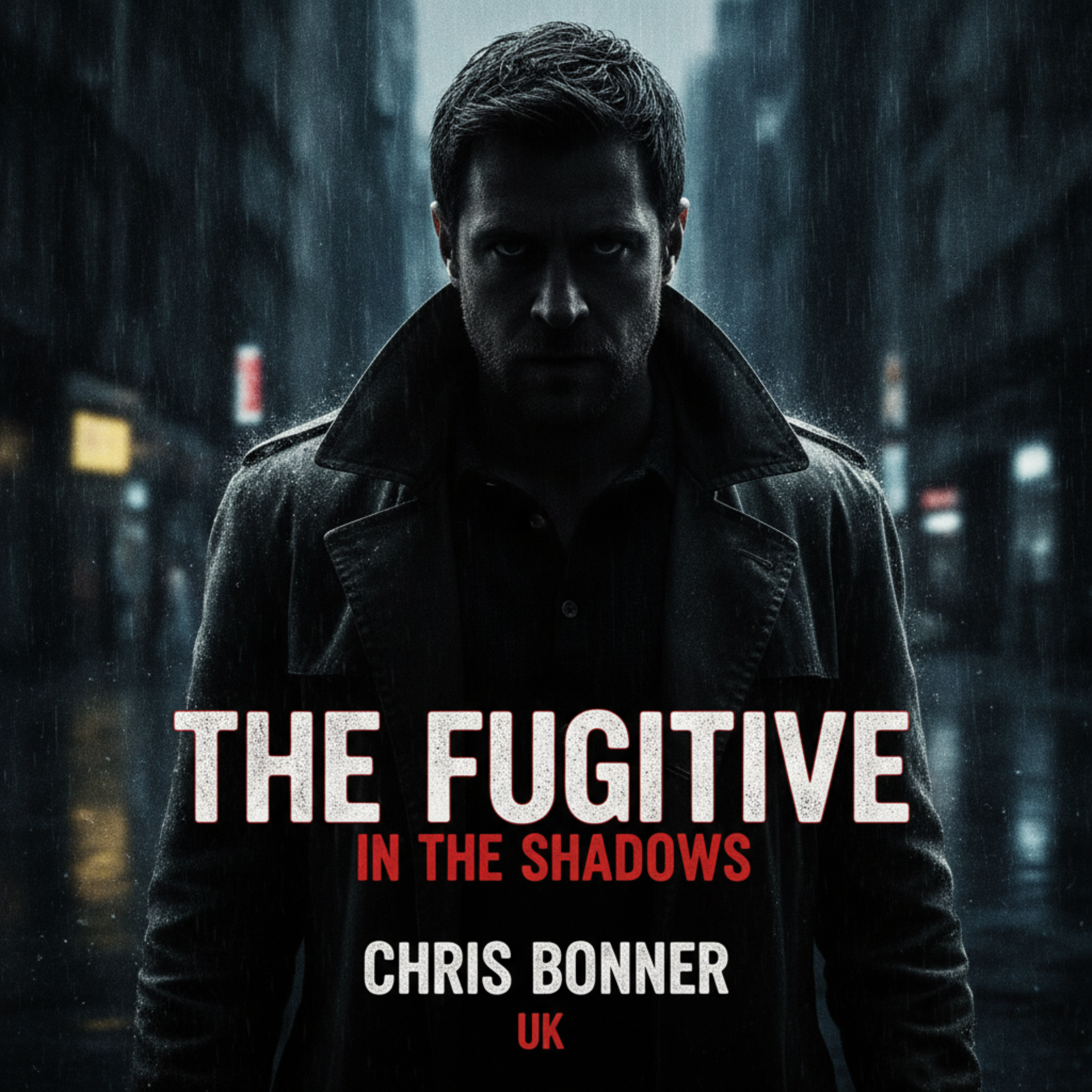 The Fugitive In The Shadows by Chris Bonner UK cover art