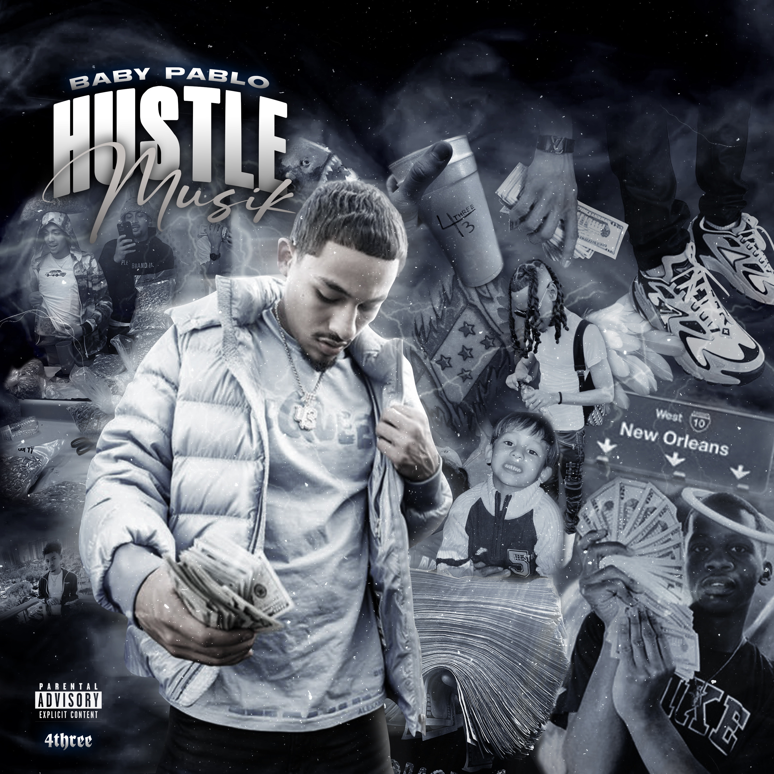 Hustle Musik by 4THREE cover art