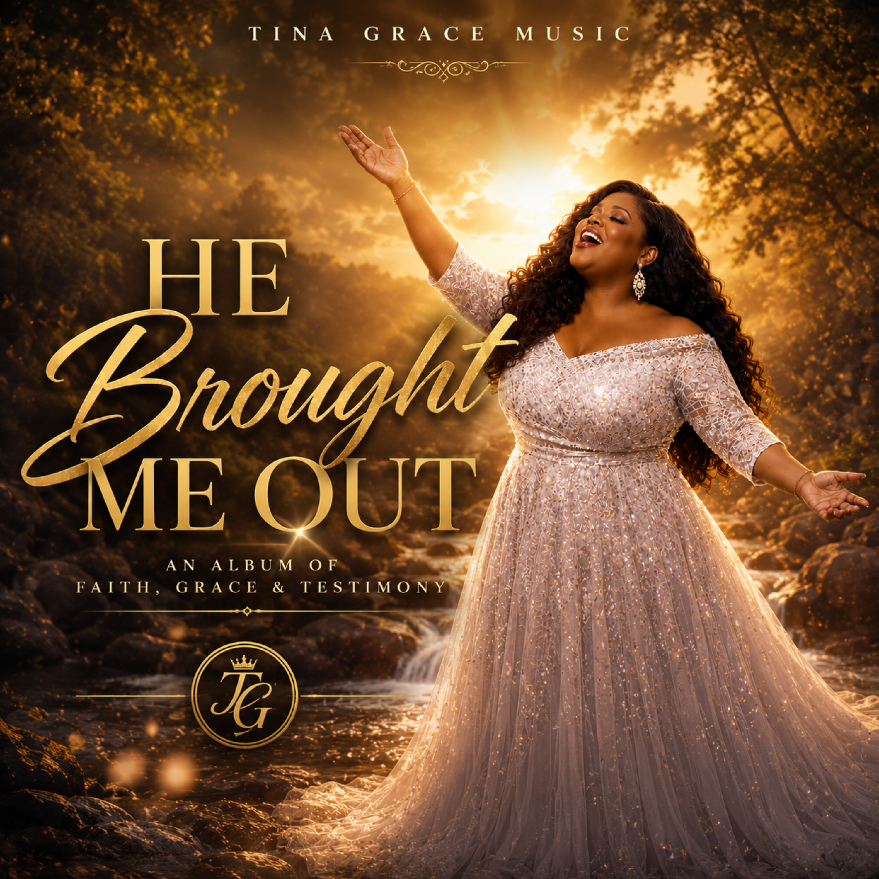He Brought Me Out by Tina Grace cover art