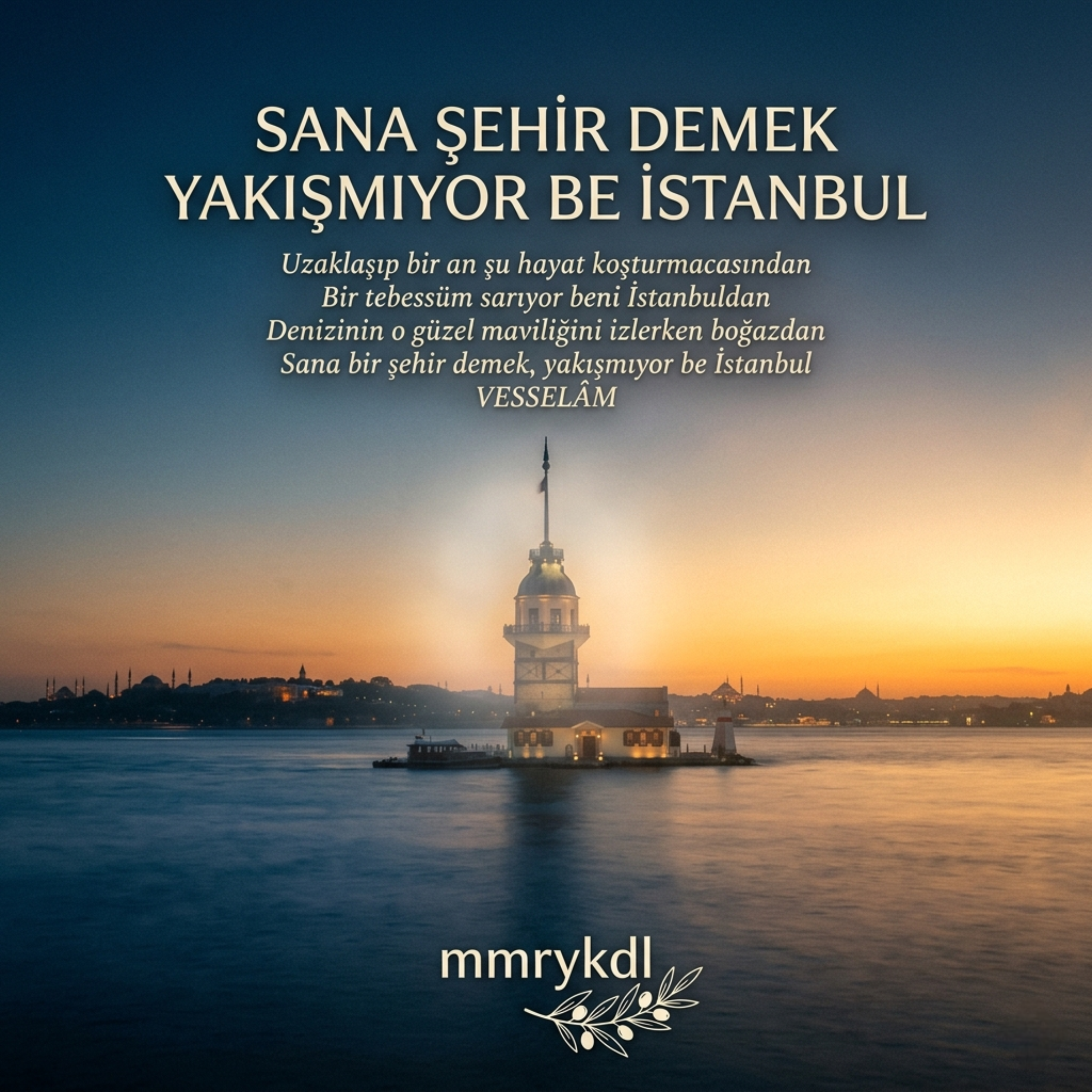 SANA ŞEHİR DEMEK YAKIŞMIYOR BE İSTANBUL by MMRYKDL cover art