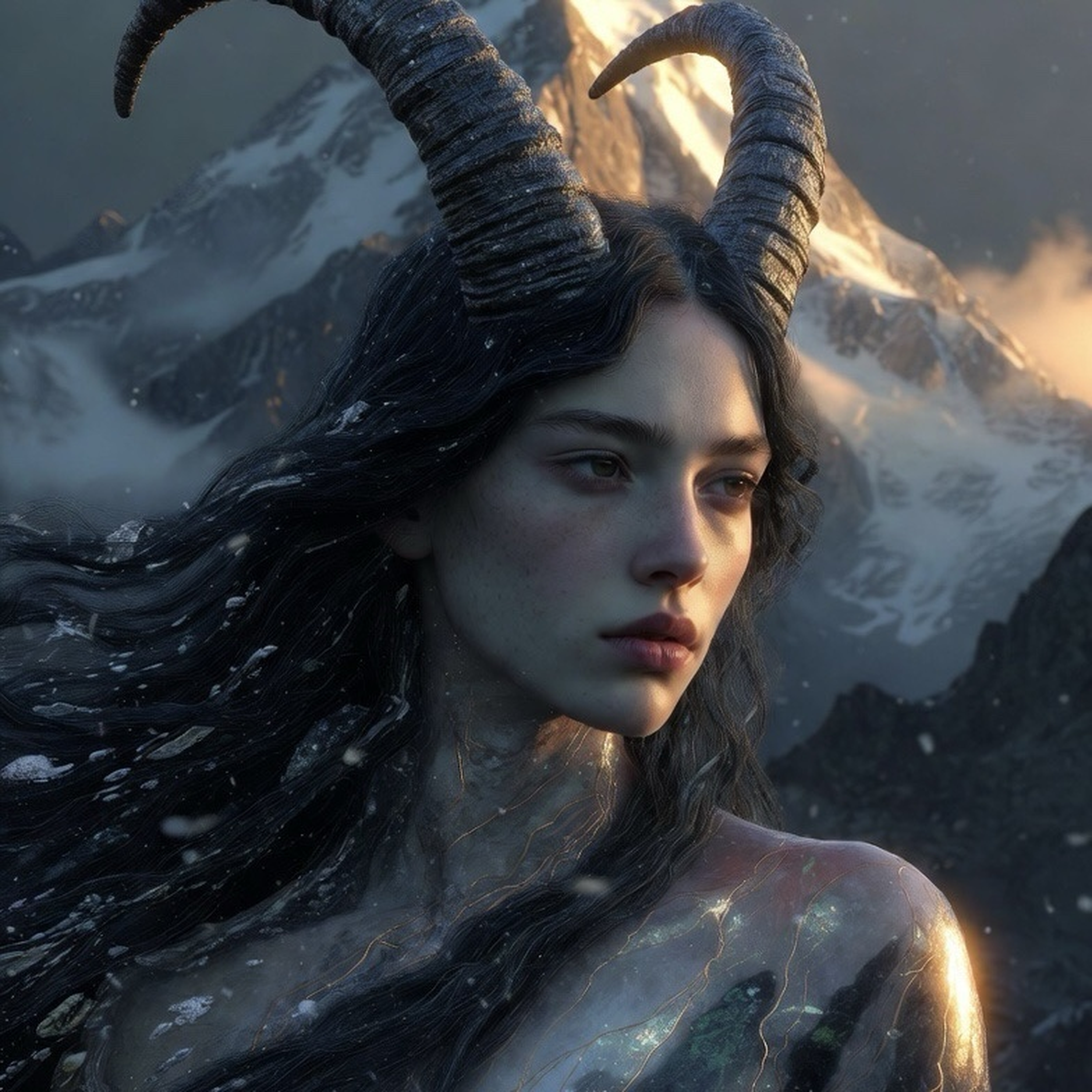 Capricorn — The Silent Mountain by CityFlower Pop cover art