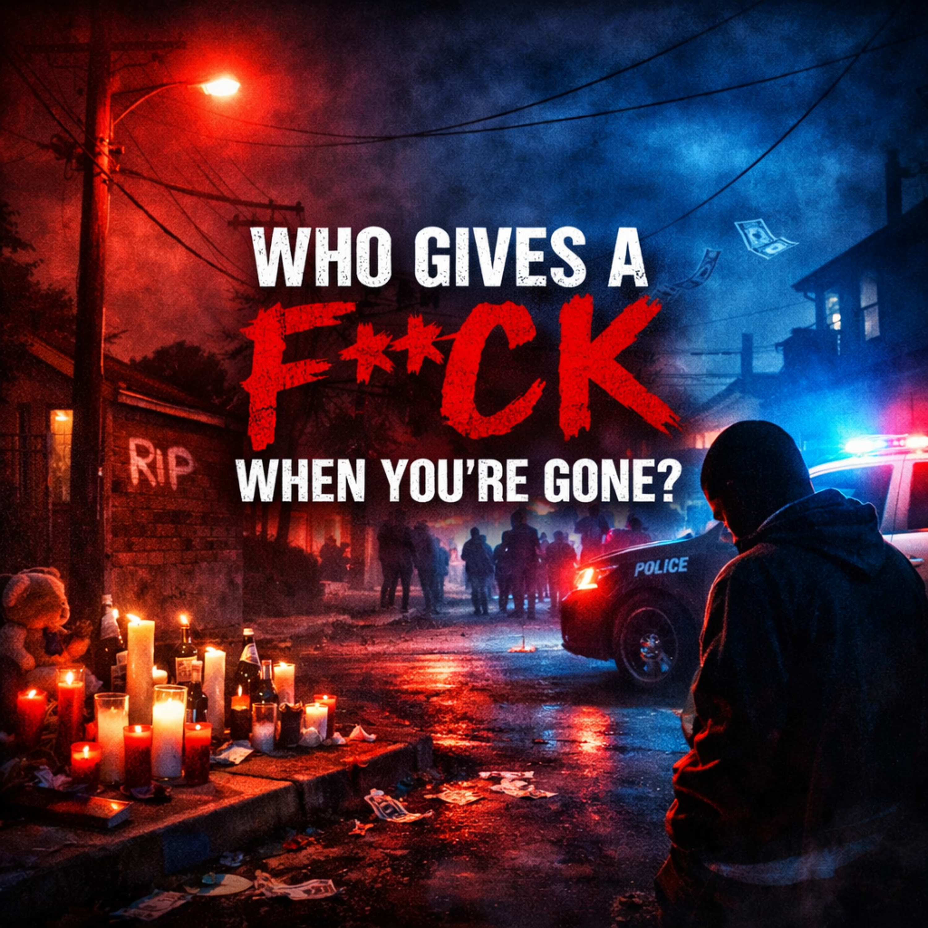 WHO GIVES A FUCK WHEN YOUR GONE artwork