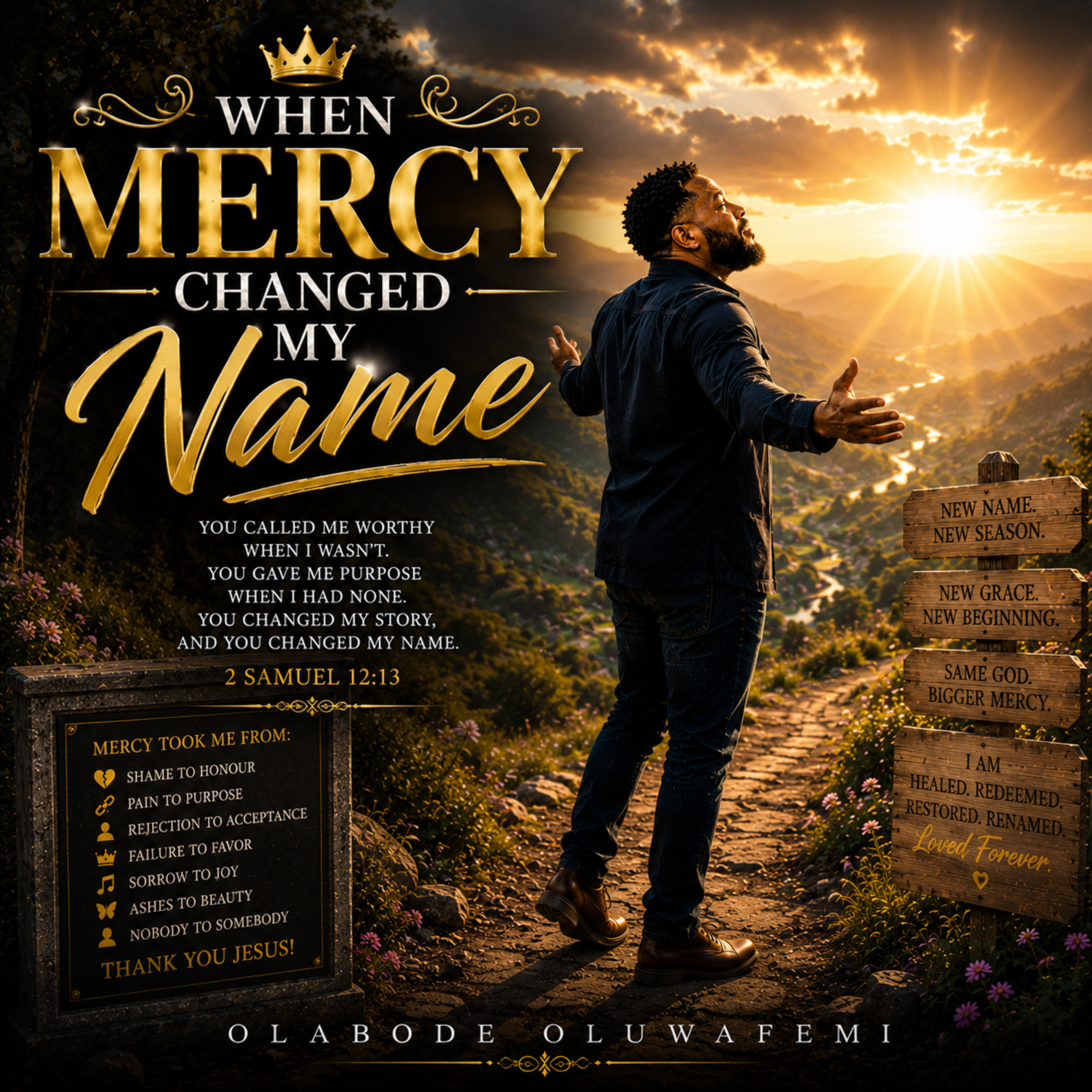 When Mercy Changed My Name by olabode oluwafemi cover art