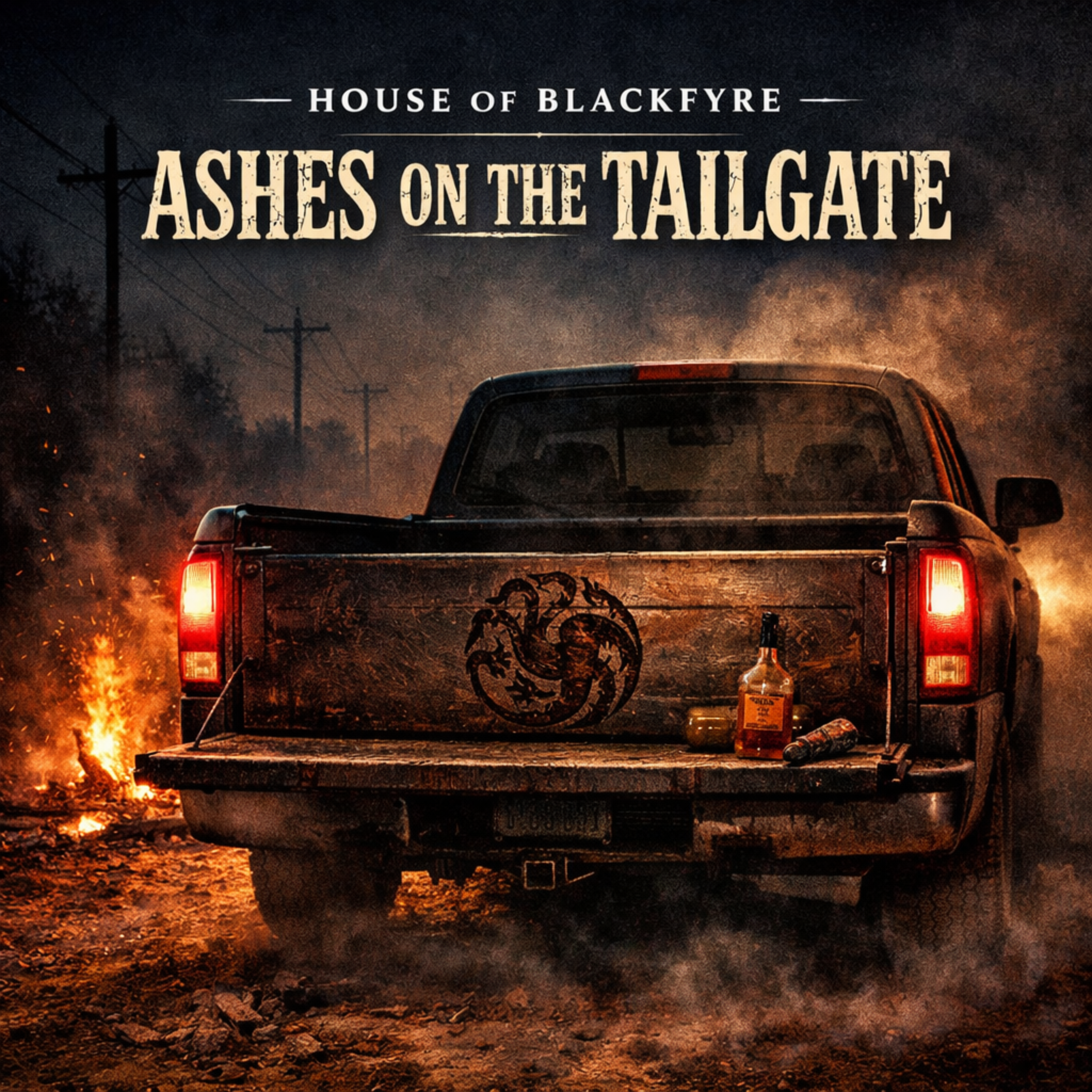ASHES ON THE TAILGATE artwork