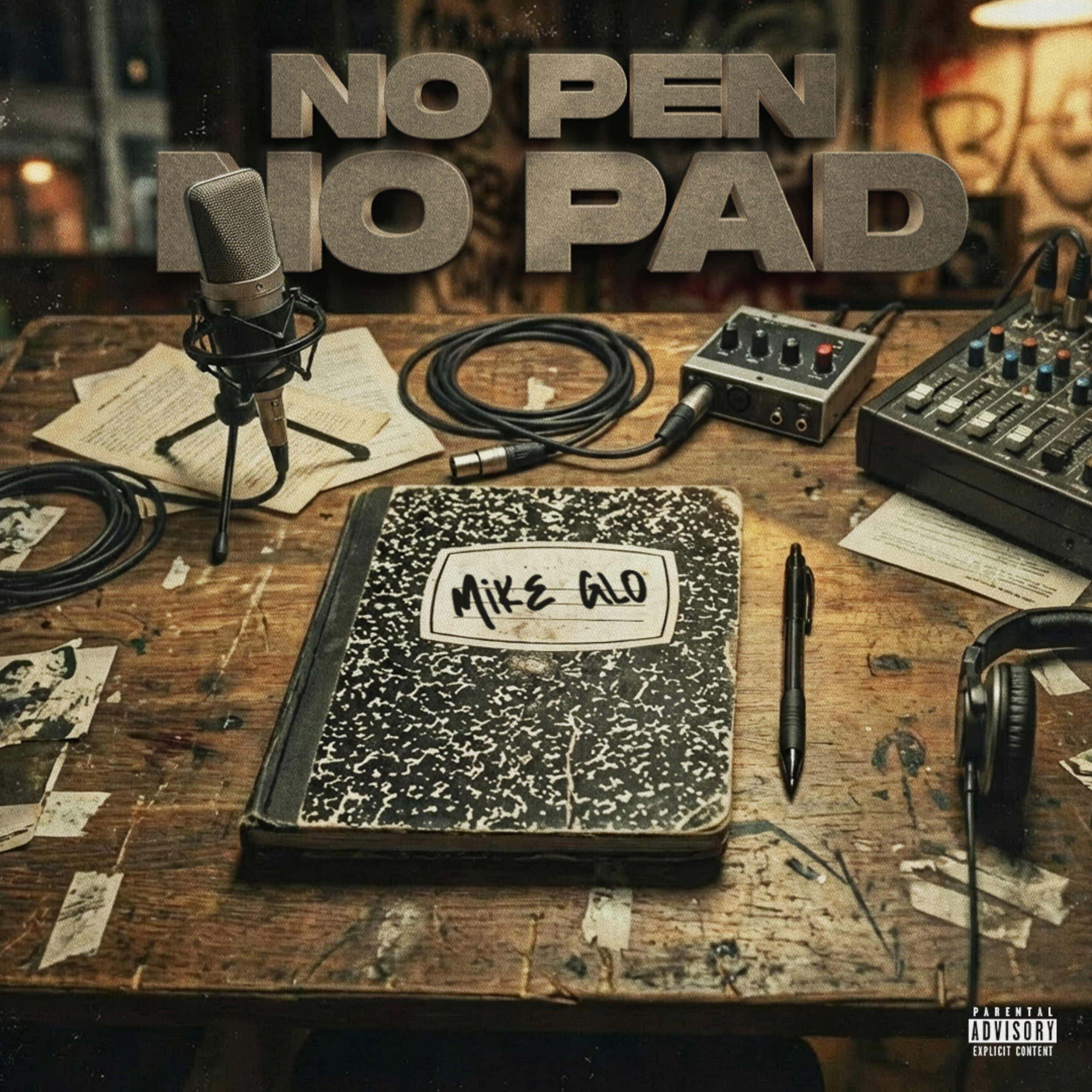 NO PEN NO PAD by Mike Glo cover art