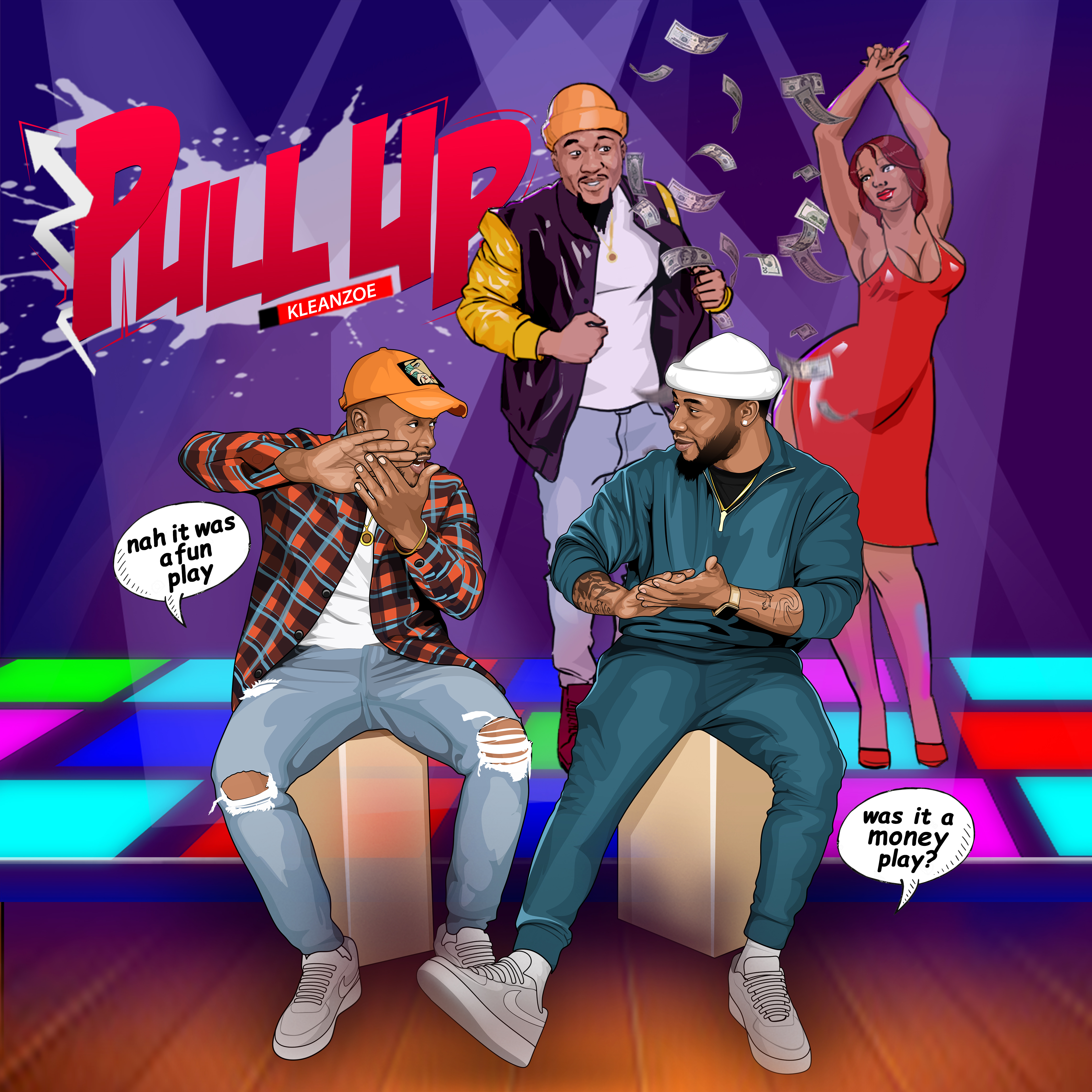 Pull up artwork