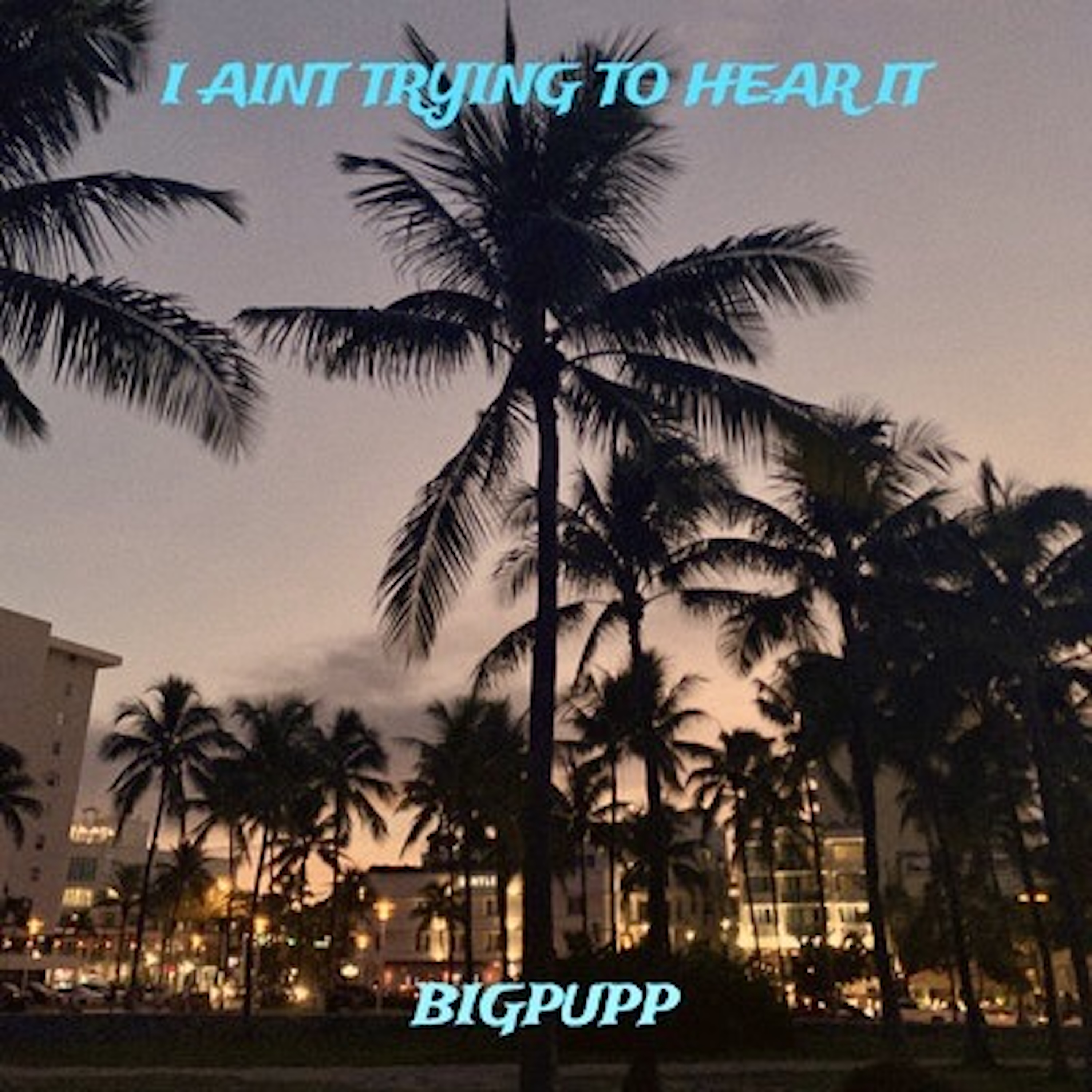 I Aint trying to hear it artwork