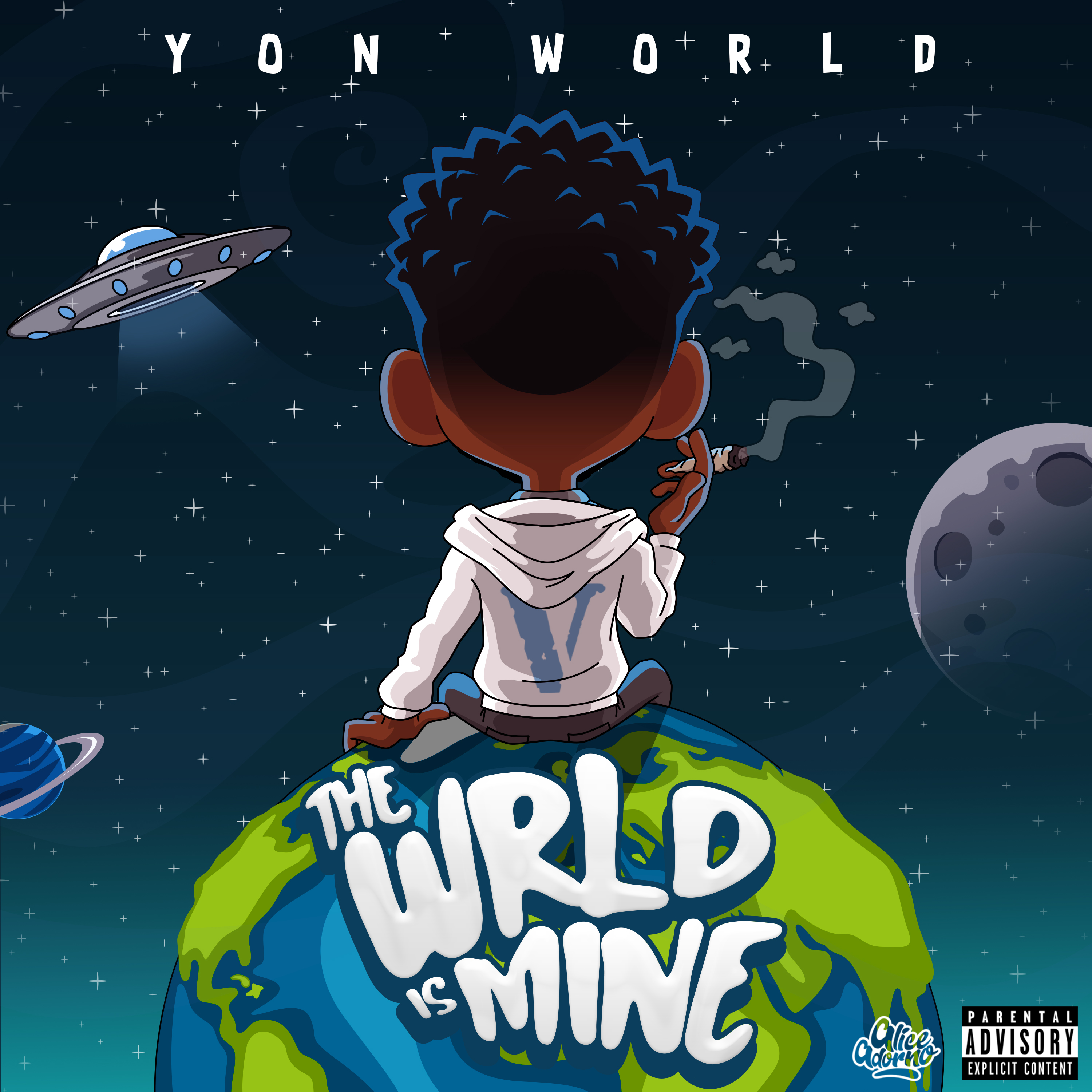 THE WRLD IS MINE artwork