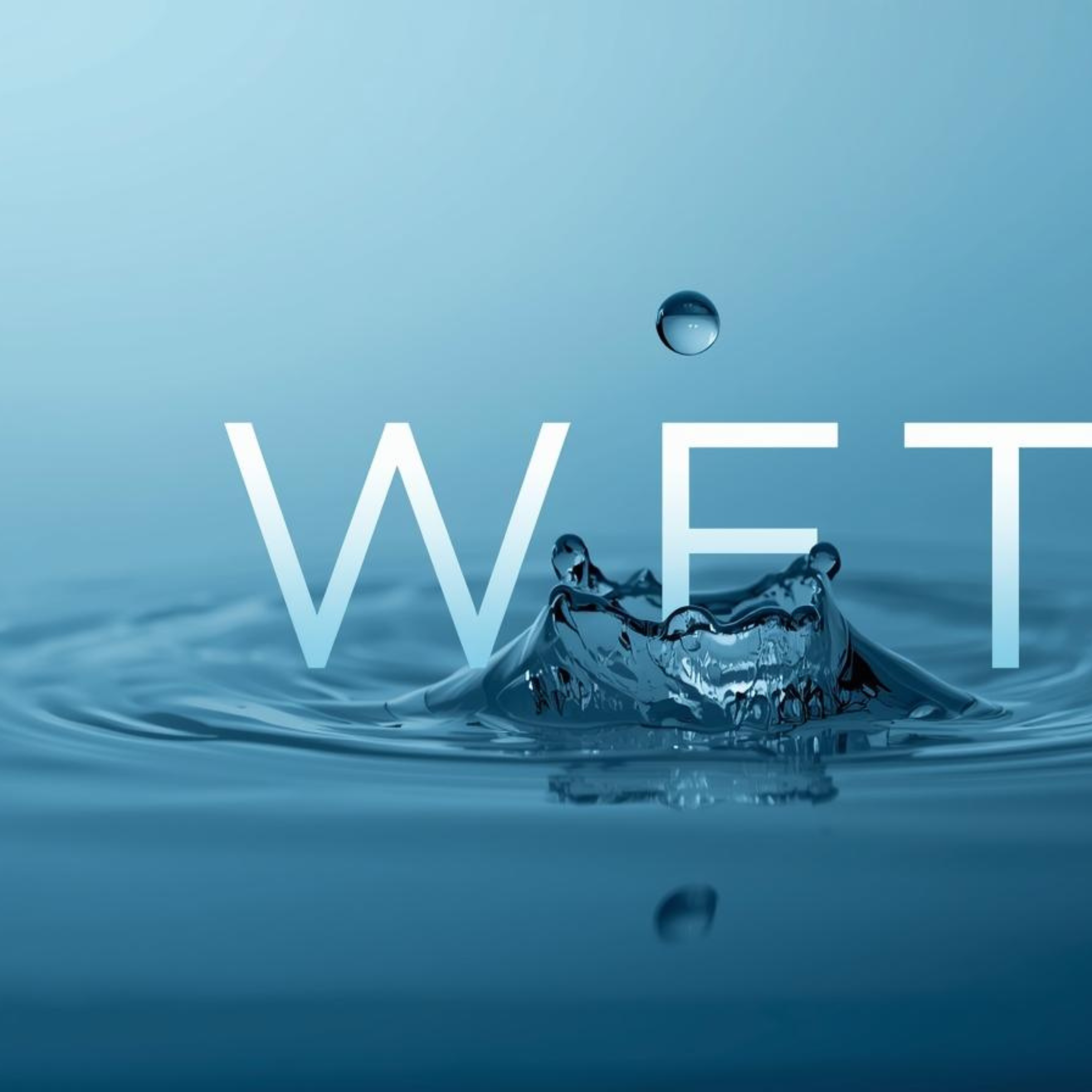 Wet artwork