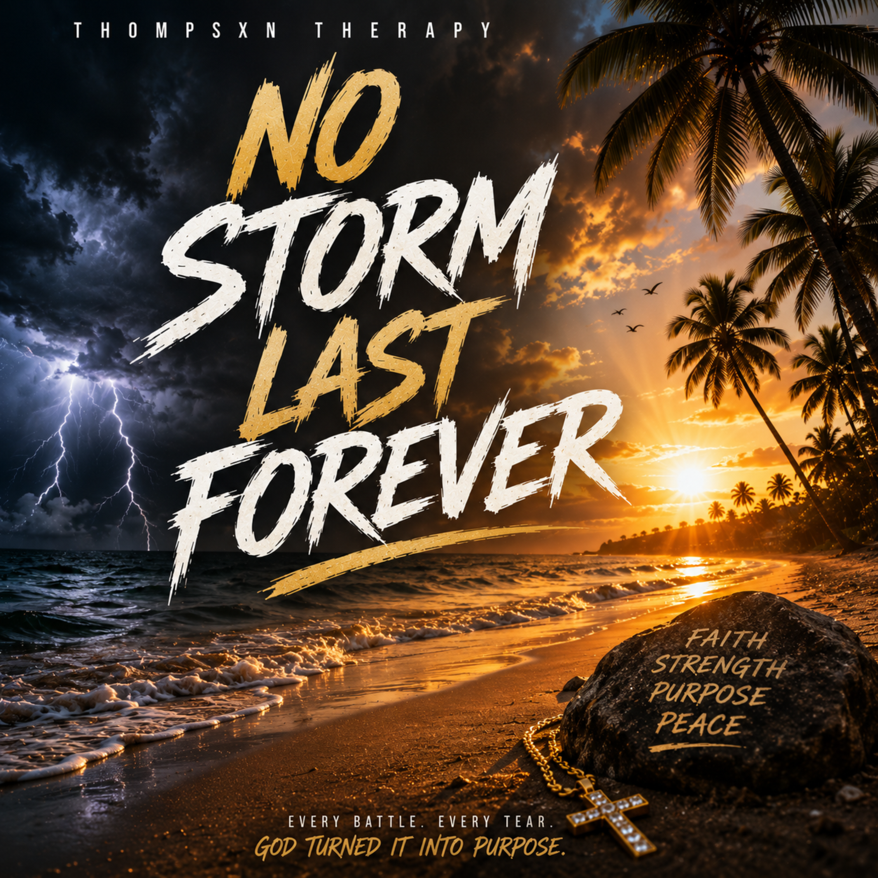 No Storm Last Forever by Thompsxn Therapy cover art