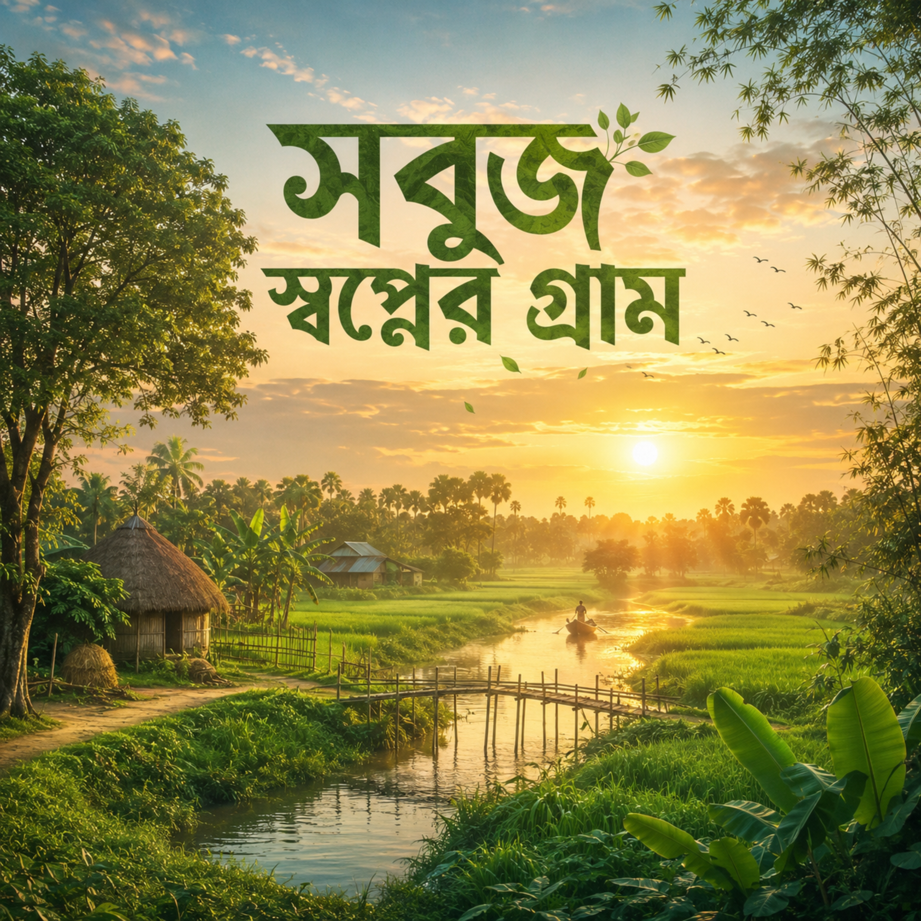 সবুজ স্বপ্নের গ্রাম (Shobuj Shopner Gram) by Rabiul Karim cover art