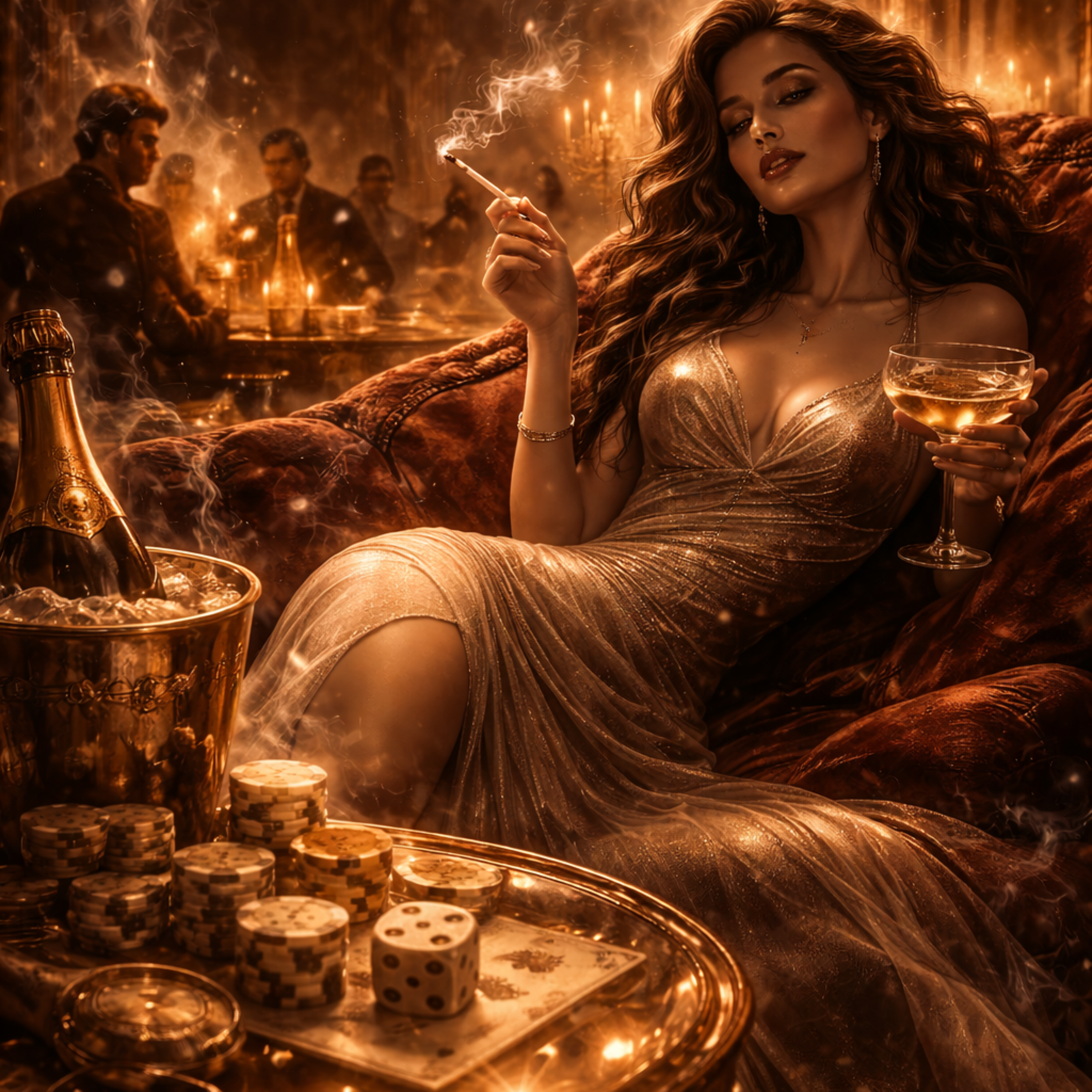 Champagne for the Damned artwork