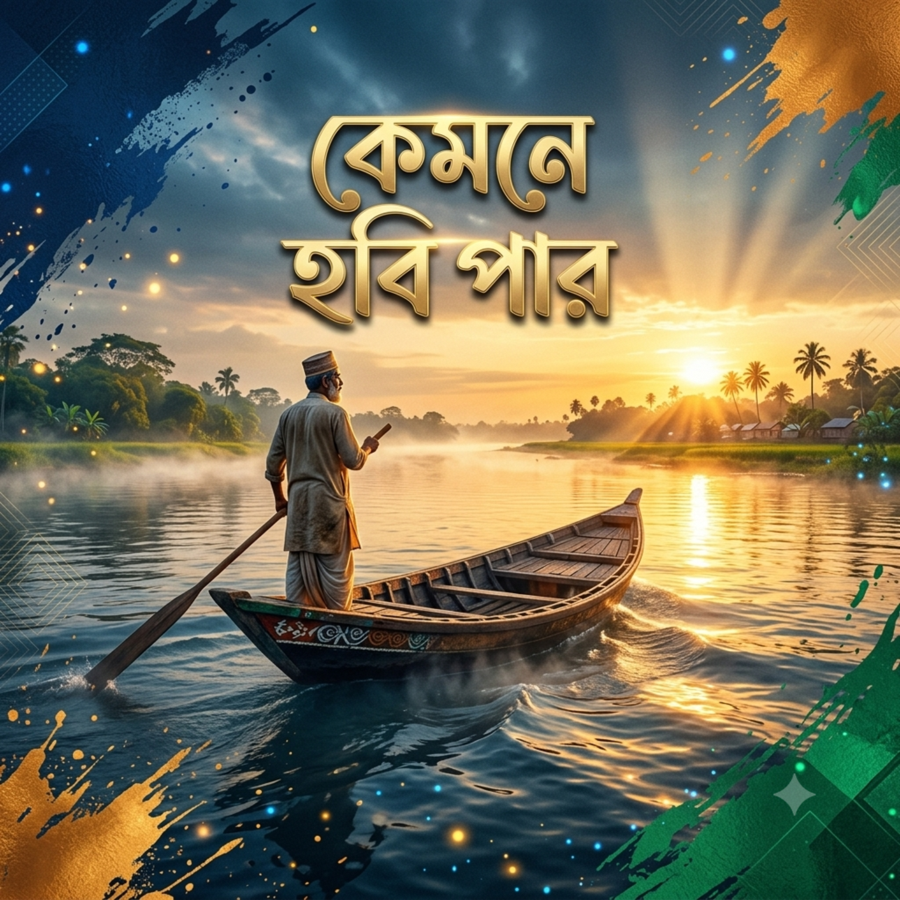 কেমনে হবি পার (Kemne Hobi Par) by Rabiul Karim cover art