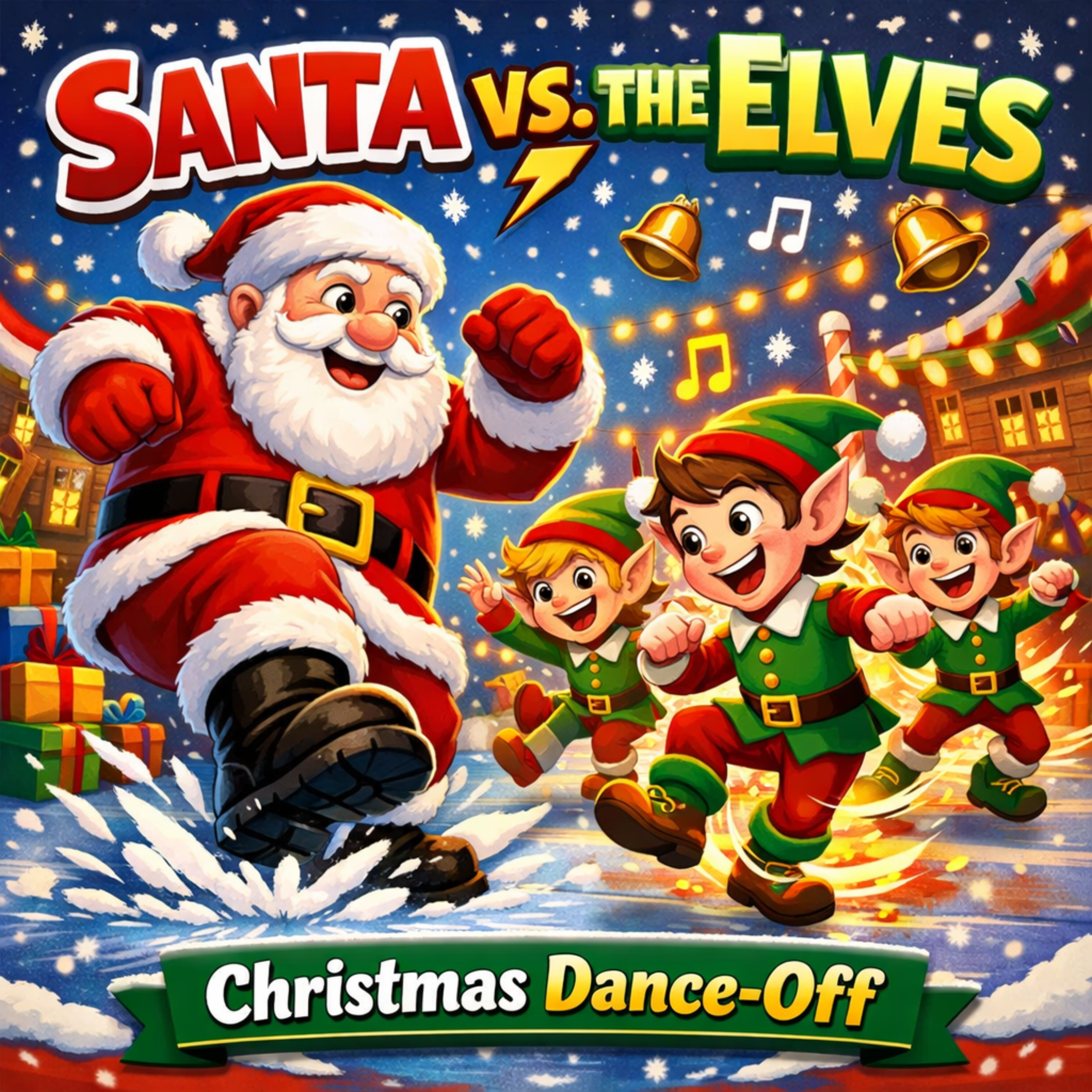 Santa Vs The Elves artwork