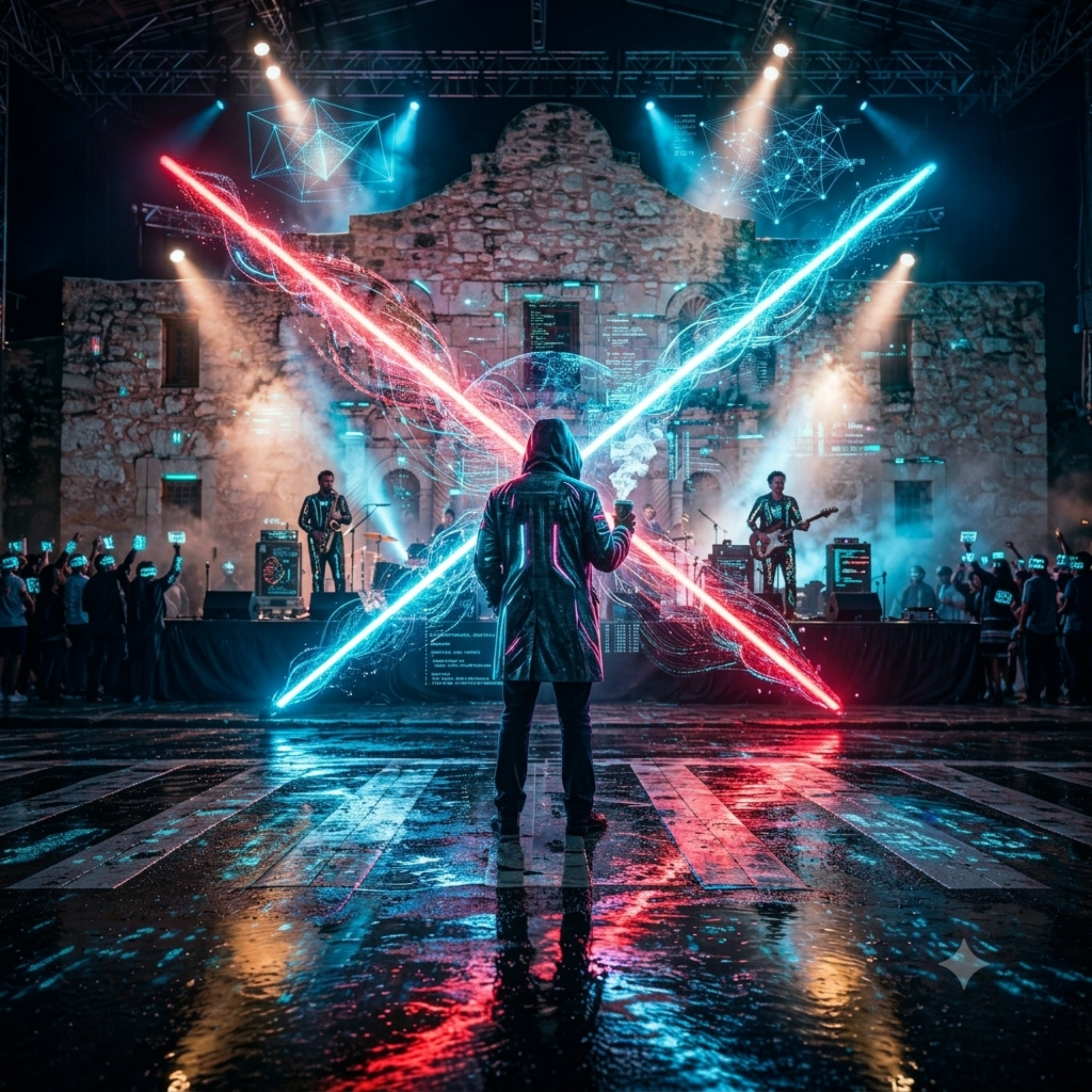 NEON CROSSFIRE by Tim Anderson Lyrics cover art