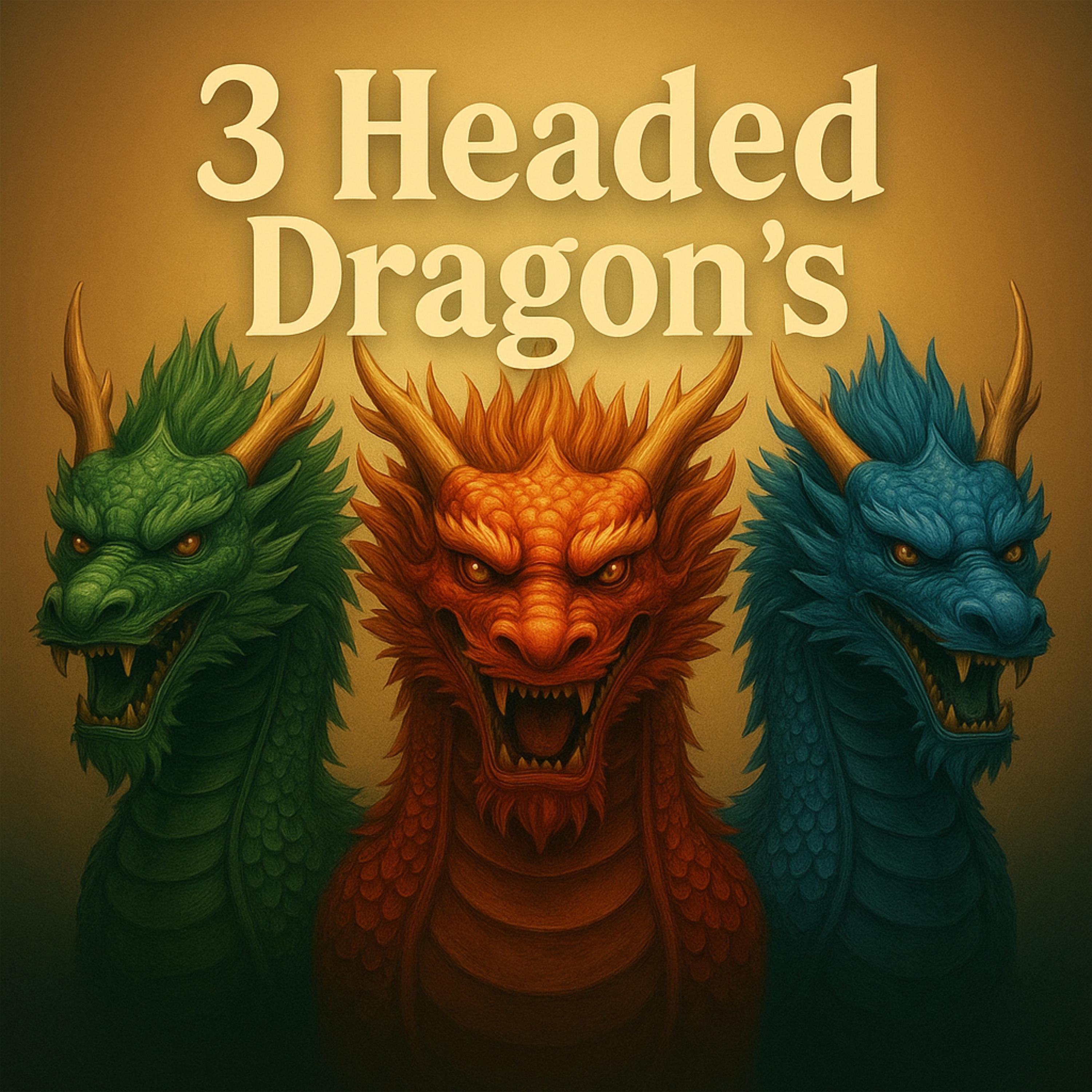 3 Headed Dragons artwork