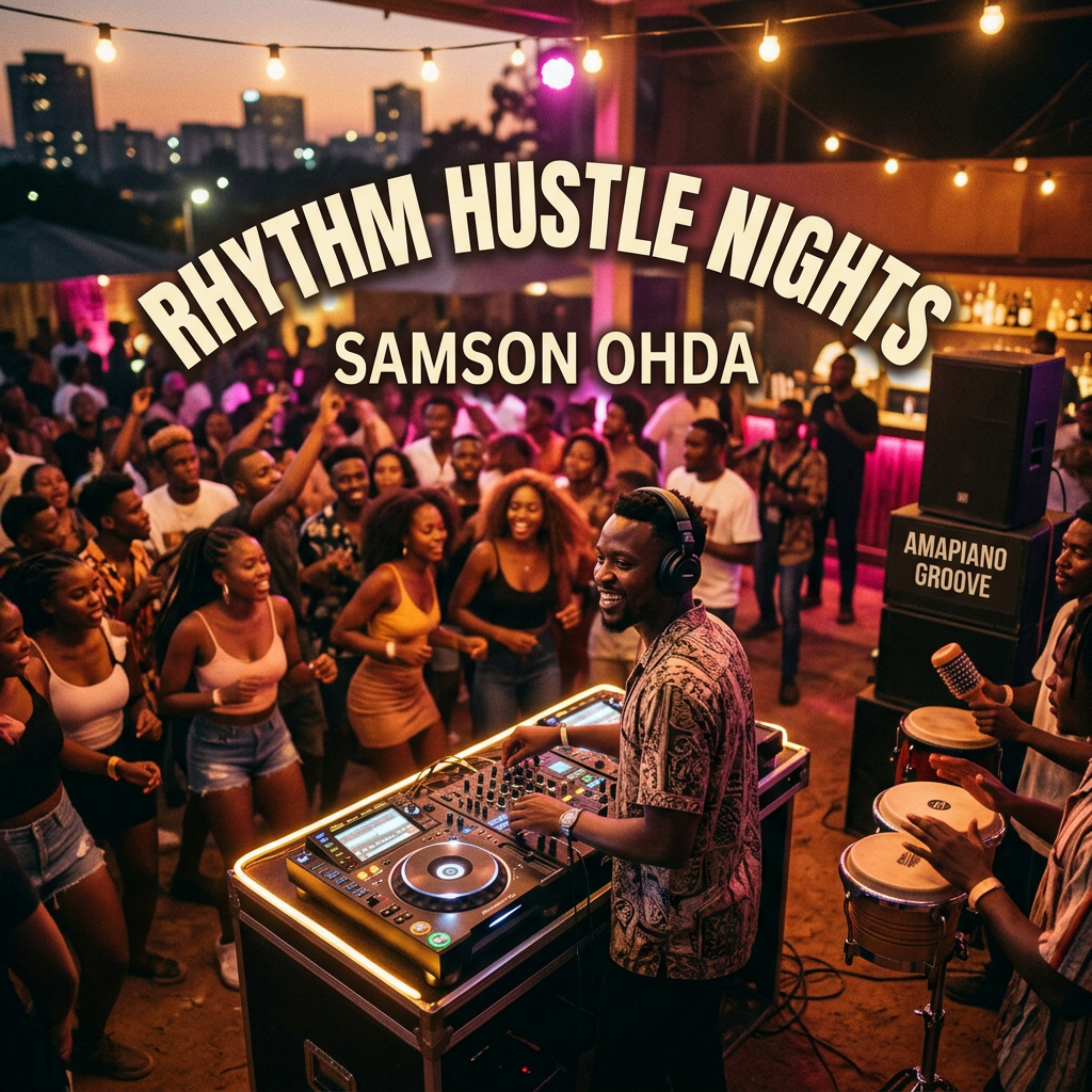 Rhythm Hustle Nights by Samson Ohda  cover art