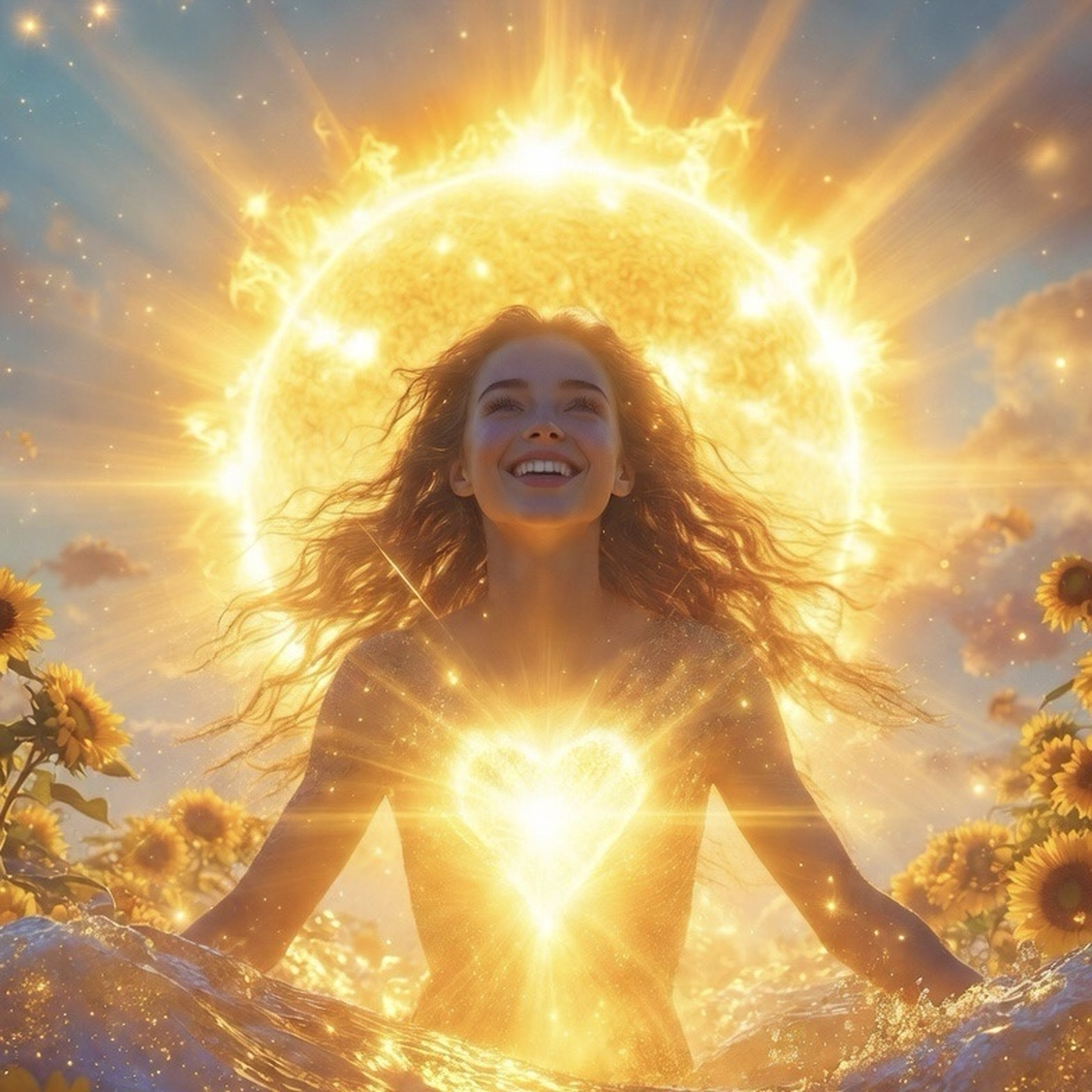 The Sun — Golden Morning Wave by CityFlower Pop cover art