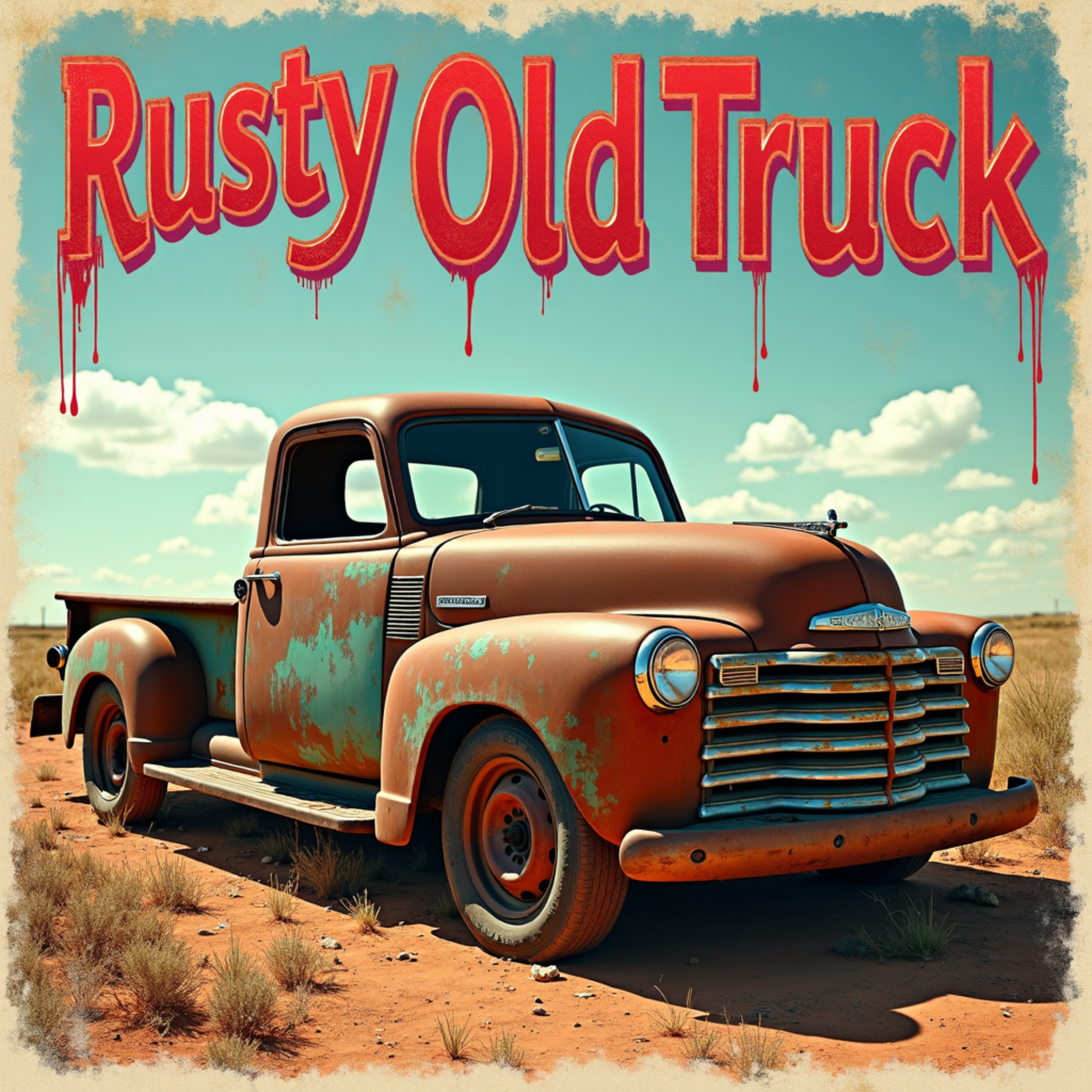 Rusty Old Truck artwork