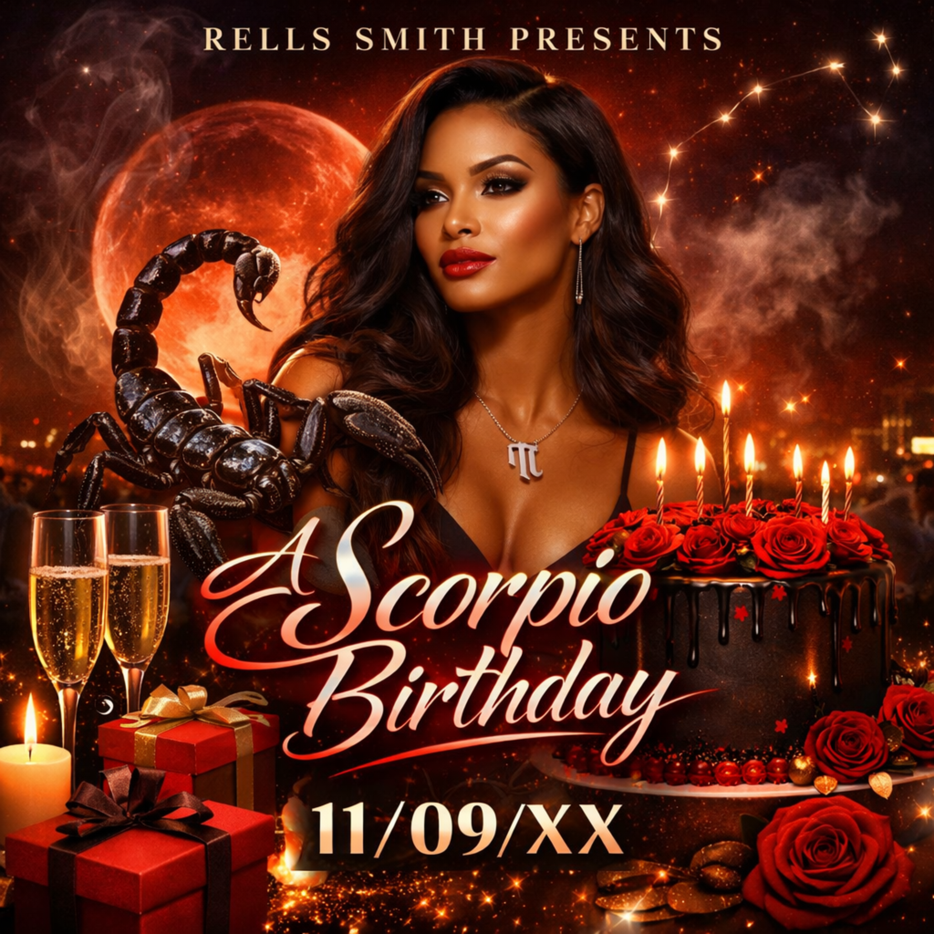 A Scorpio Birthday (11/09/XX) artwork