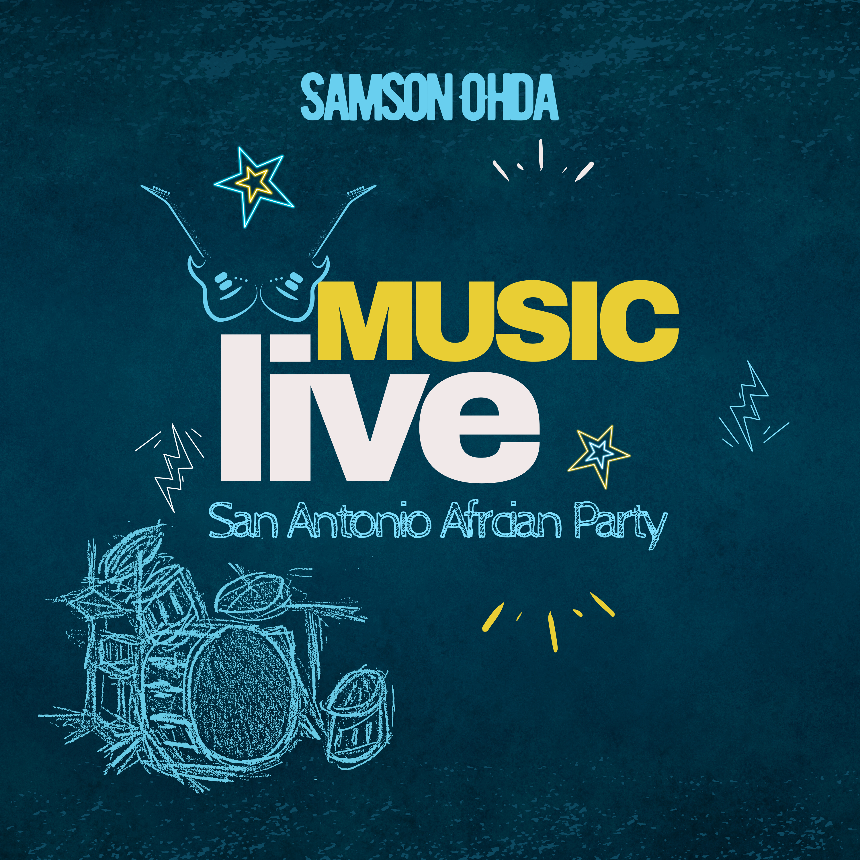 Live Music San Antonio African Party artwork