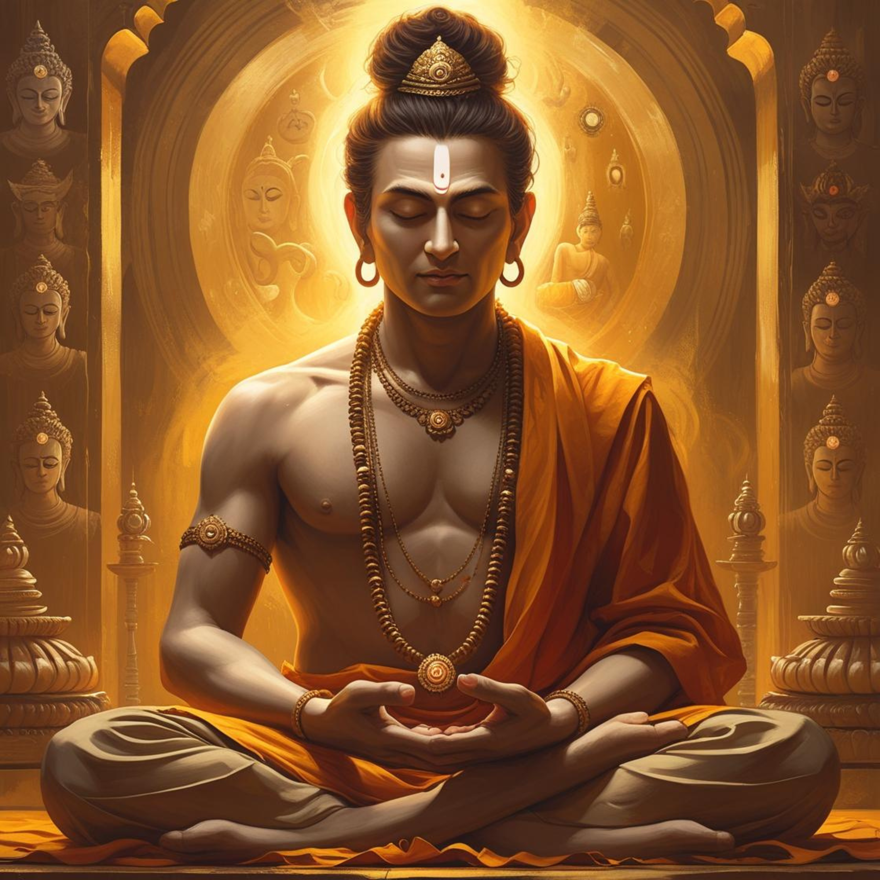 Mantras Hinduistas de Prosperidade para Sono Profundo Restaurador – com frequências 888 + 528 + 432Hz artwork