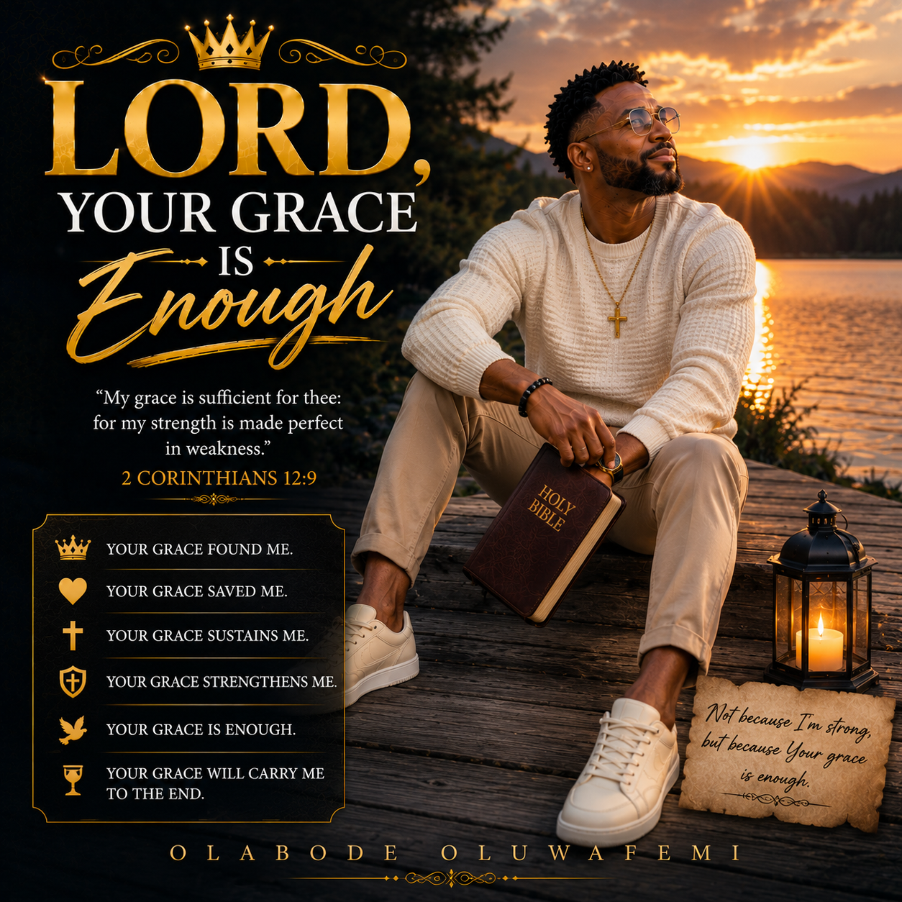 Lord, Your Grace Is Enough by olabode oluwafemi cover art