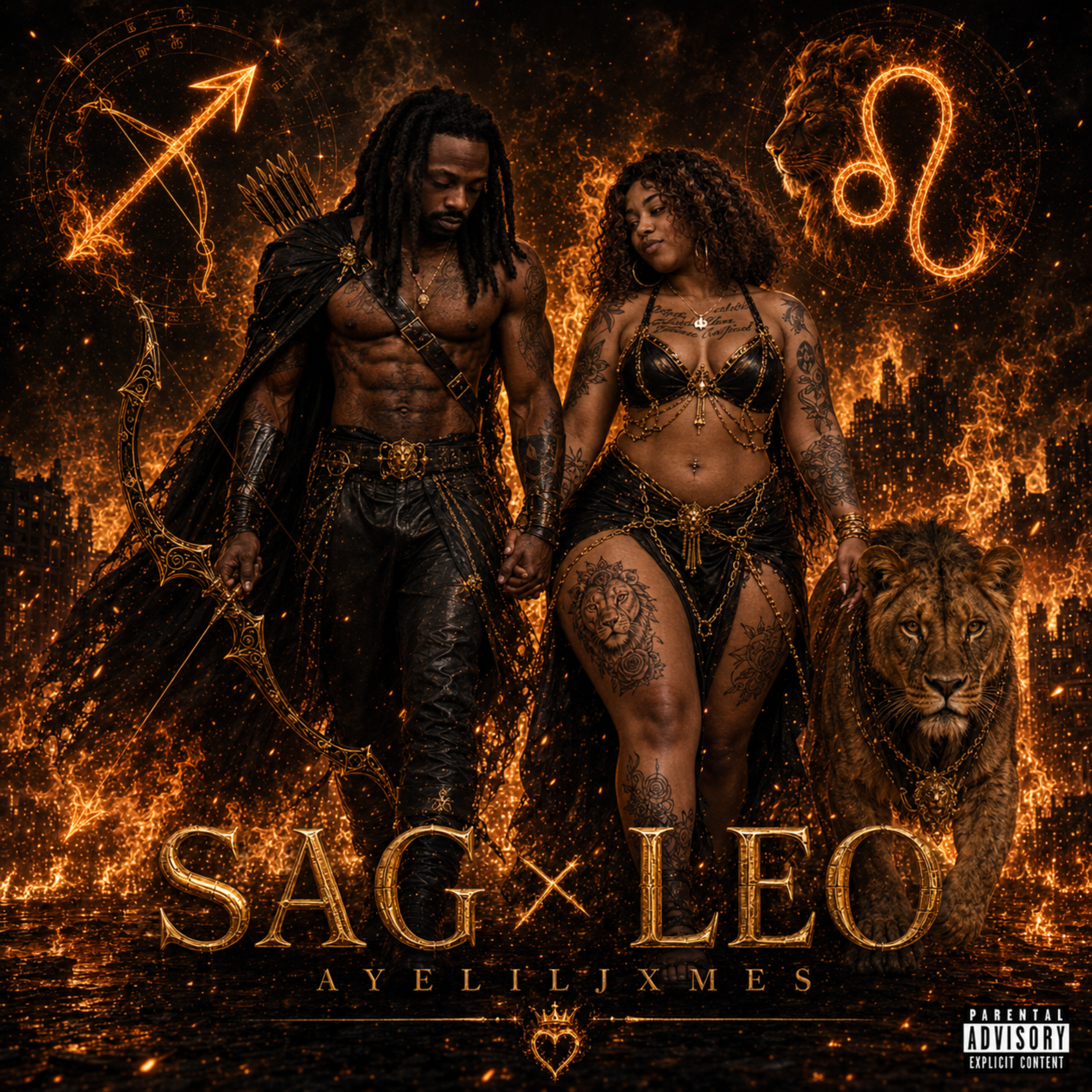 Sag x Leo by Ayeliljxmes cover art