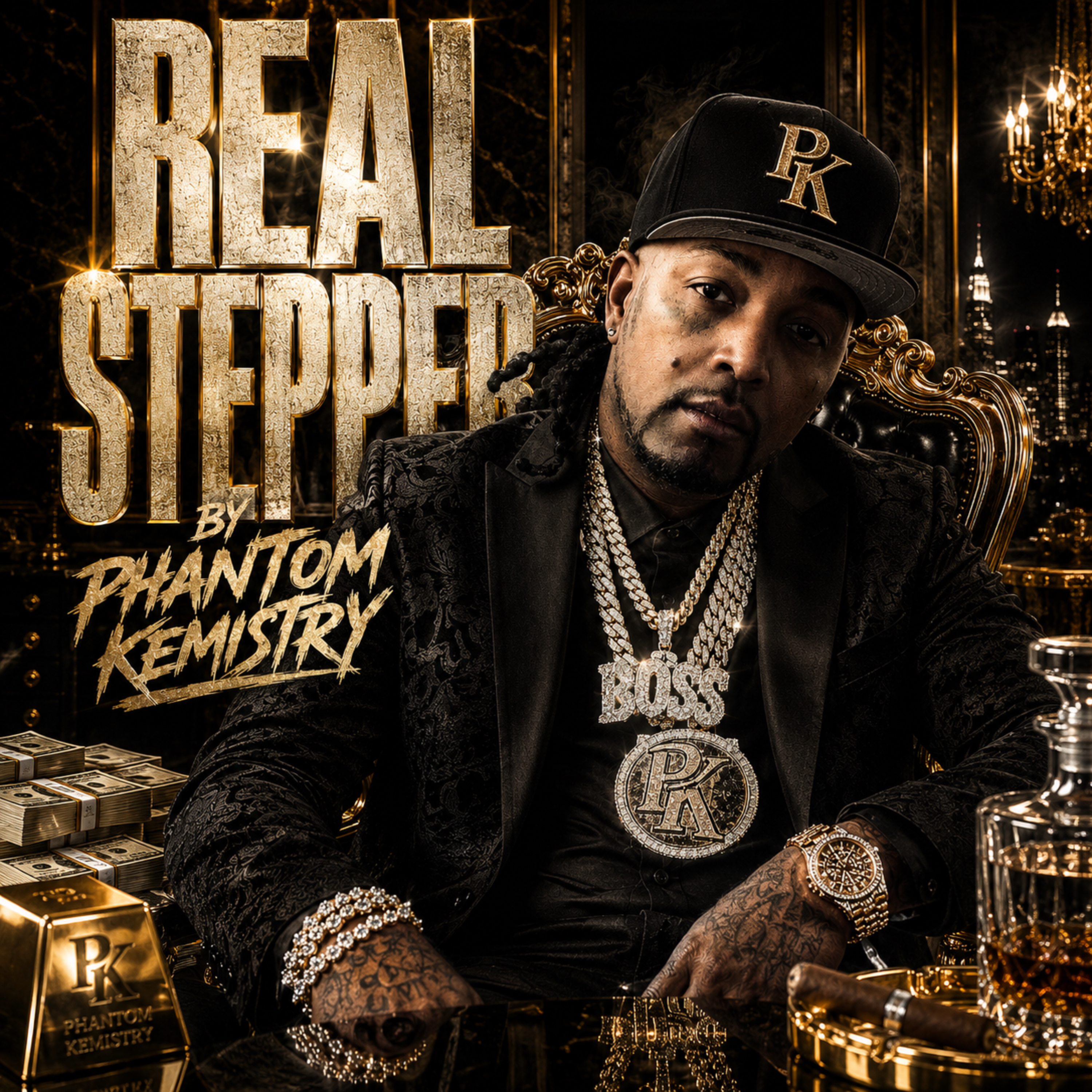 Real Stepper (Re-Vised) by Phantom Kemistry cover art